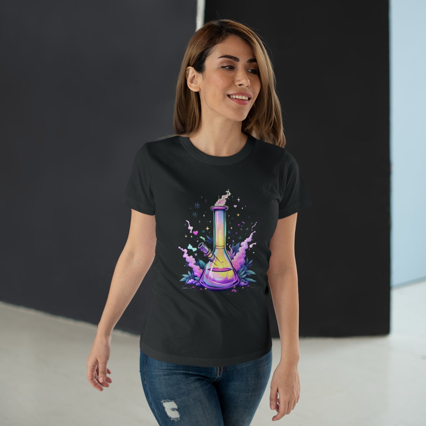Magic Beaker T-Shirt — Colorful Psychedelic Science Tee