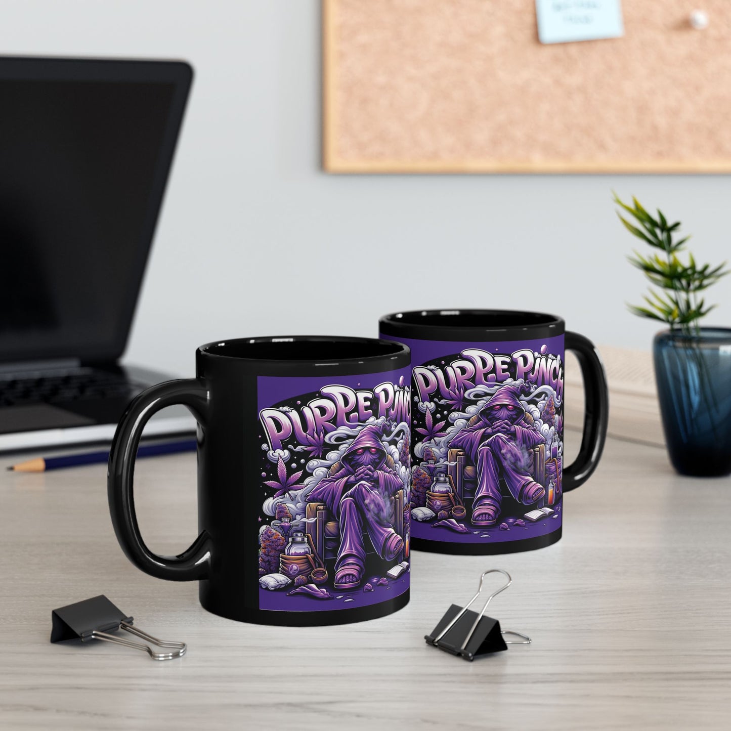 Purple Punch Black Mug (11oz)