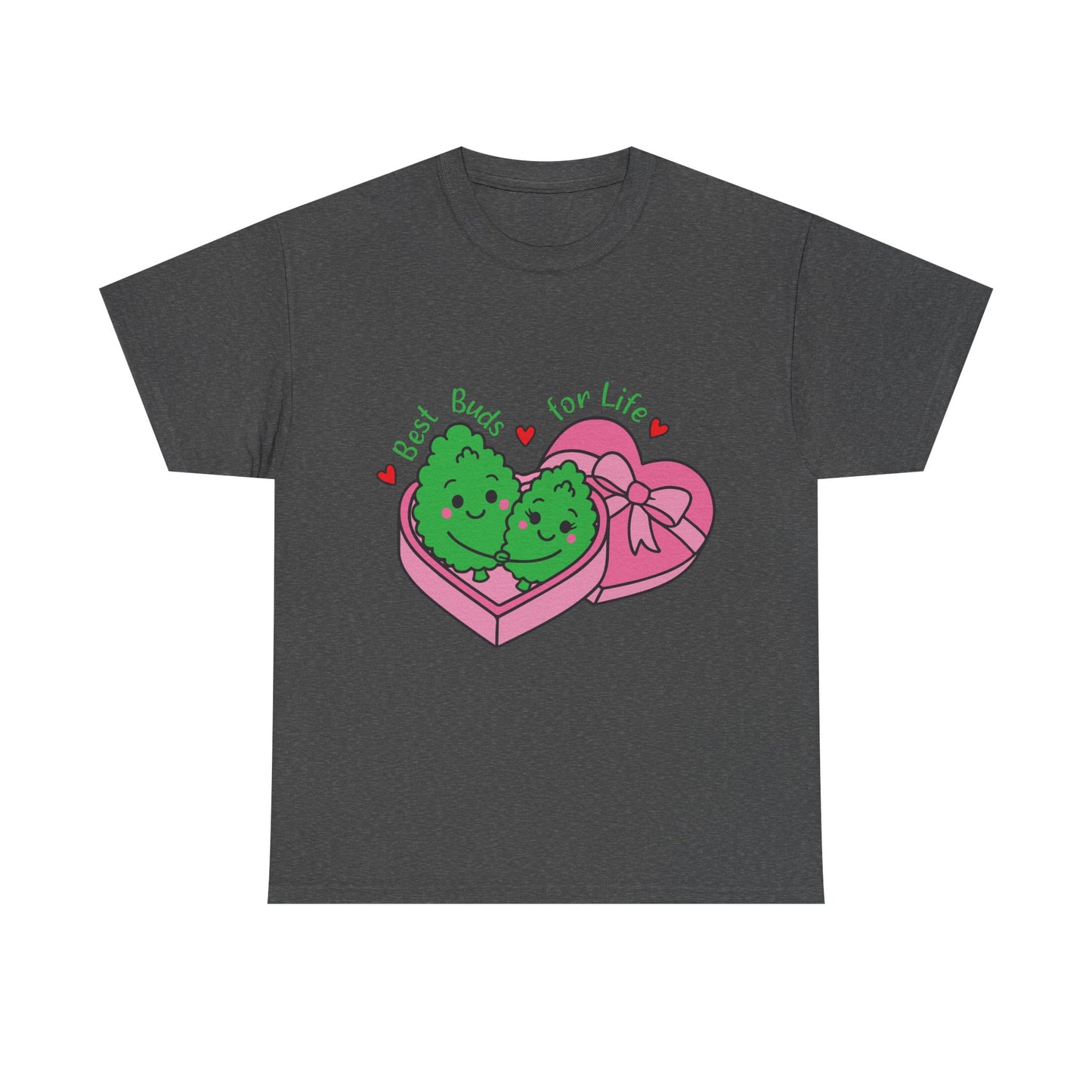 Friendship Heart Tee — “Best Buds for Life” Cute Plant Friends Valentine T‑Shirt