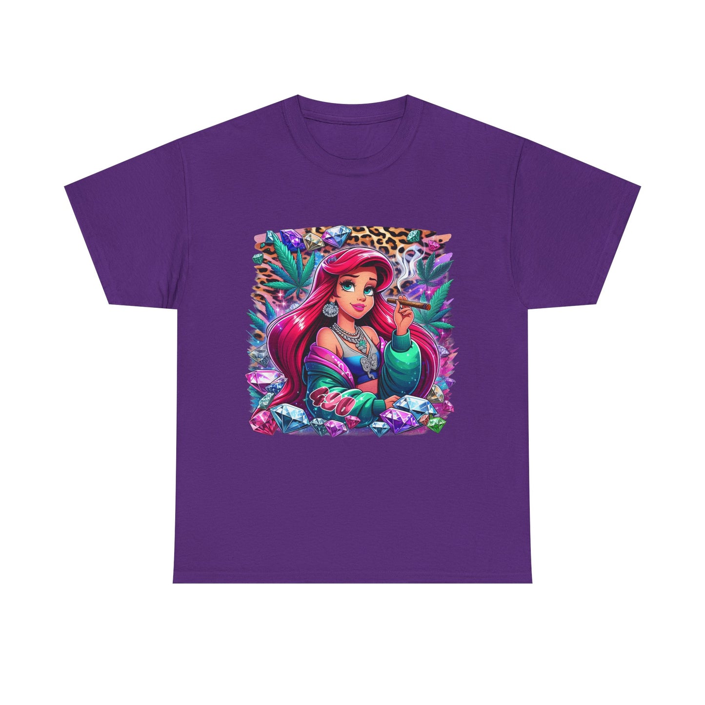 Ariel Retro Pop Art Tee — Colorful Mermaid Graphic T-Shirt