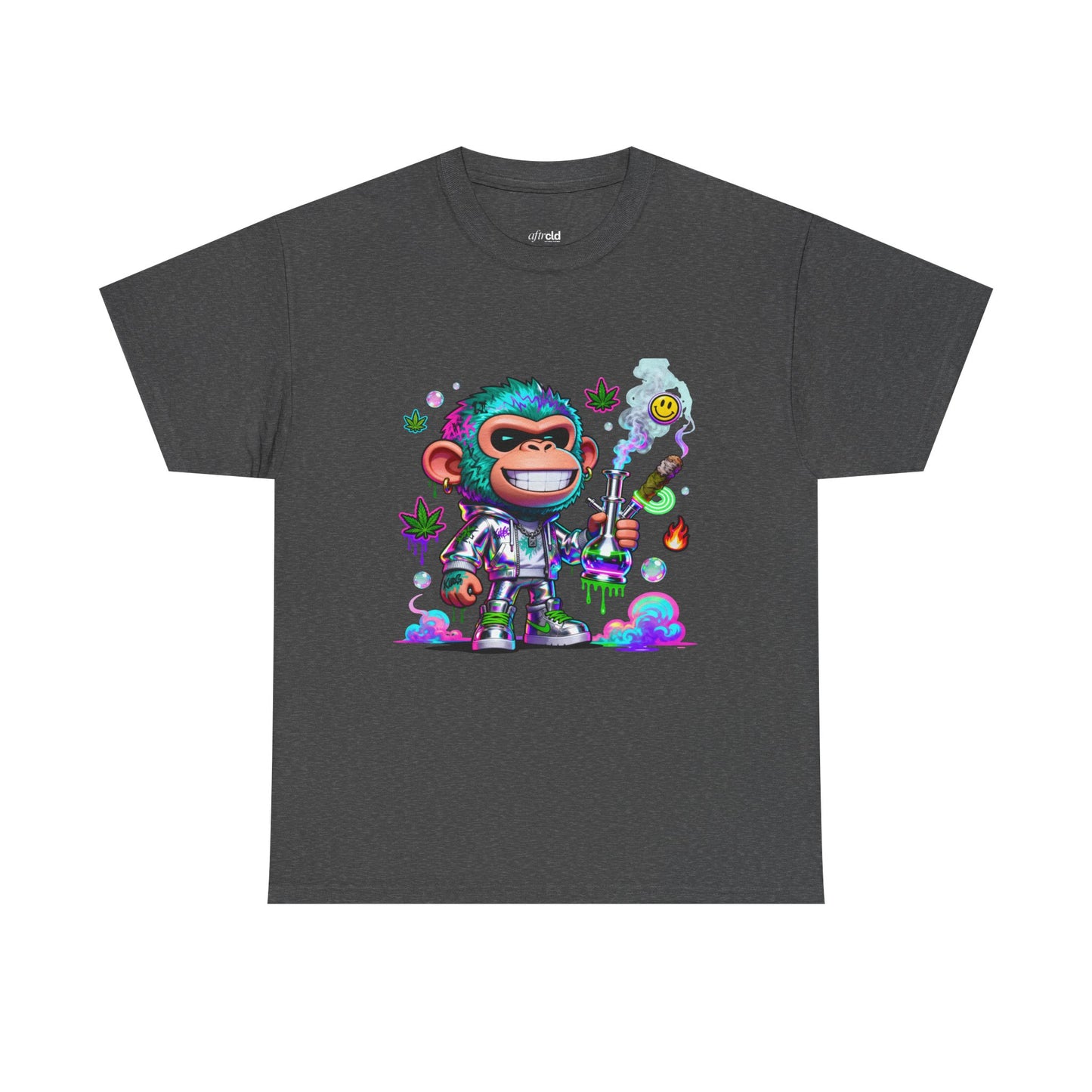 Monkey Astronaut Tee — Colorful Space Ape Graphic T‑Shirt