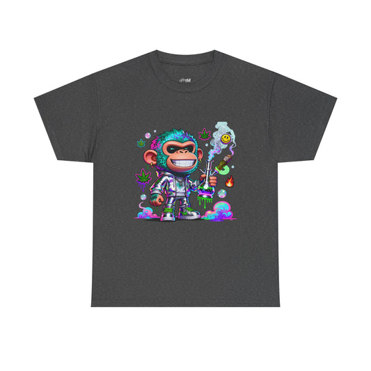 Monkey Astronaut Tee — Colorful Space Ape Graphic T‑Shirt