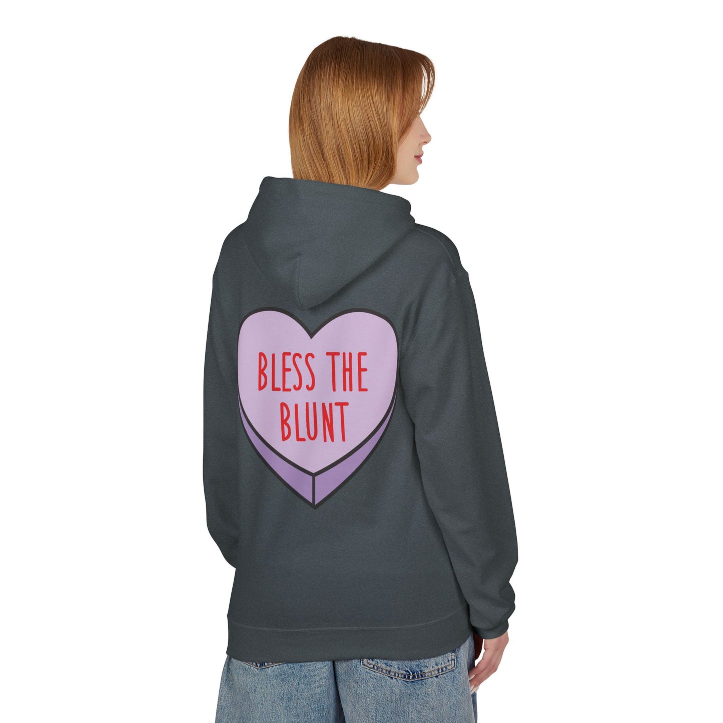 Plant Mom Hoodie — 'Bless the Blunt' Cozy Graphic Pullover