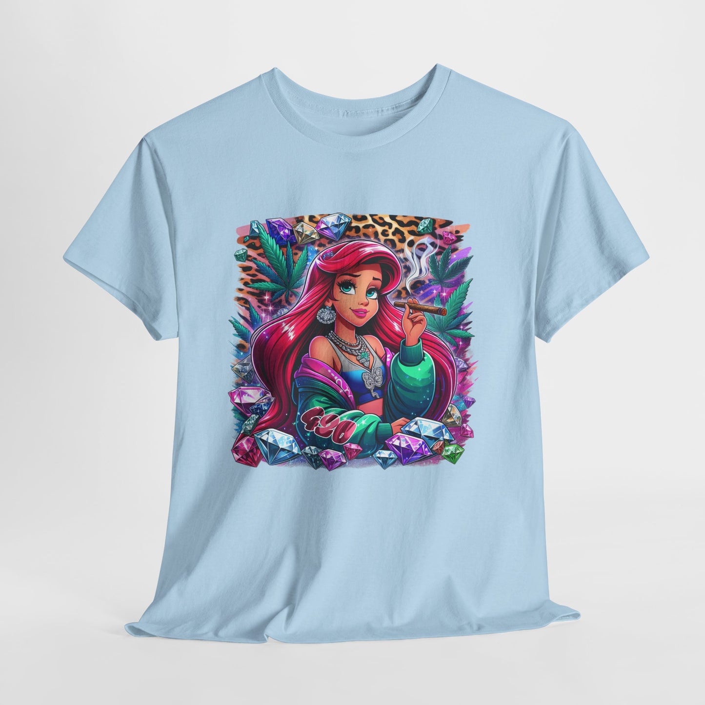 Ariel Retro Pop Art Tee — Colorful Mermaid Graphic T-Shirt