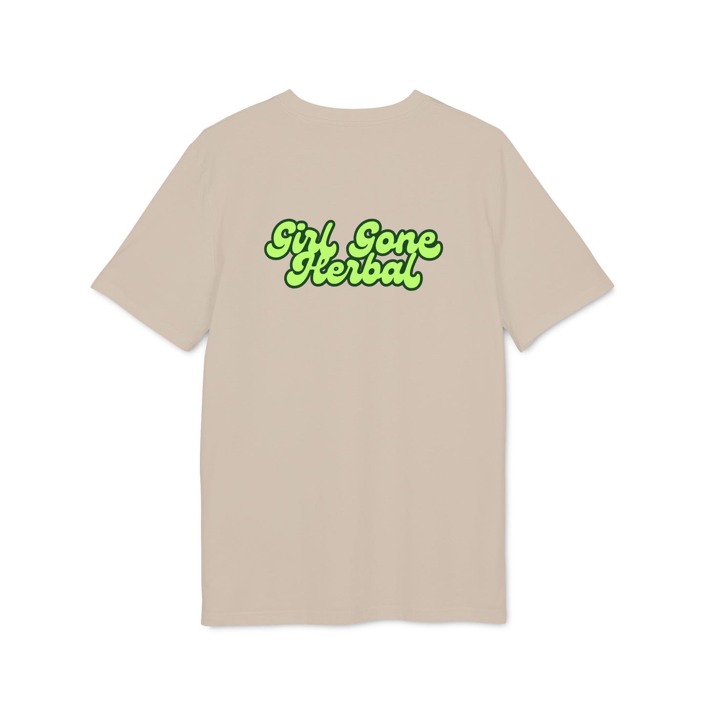 Herbal Vibes T-Shirt — "Girl Gone Herbal" Green Goddess Graphic Tee