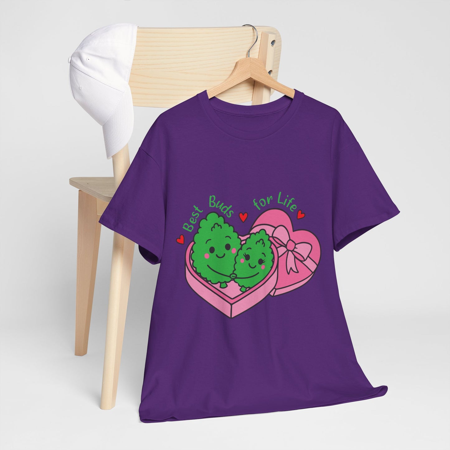 Friendship Heart Tee — “Best Buds for Life” Cute Plant Friends Valentine T‑Shirt