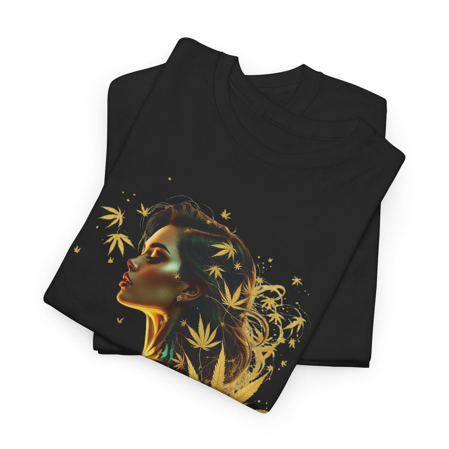 T-Shirt — Golden Goddess 420 Art Tee