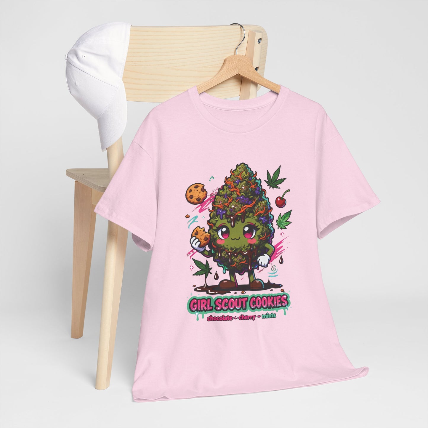 Girl Scout Cookies 420 Tee — Cute Bud Character Graphic T-Shirt