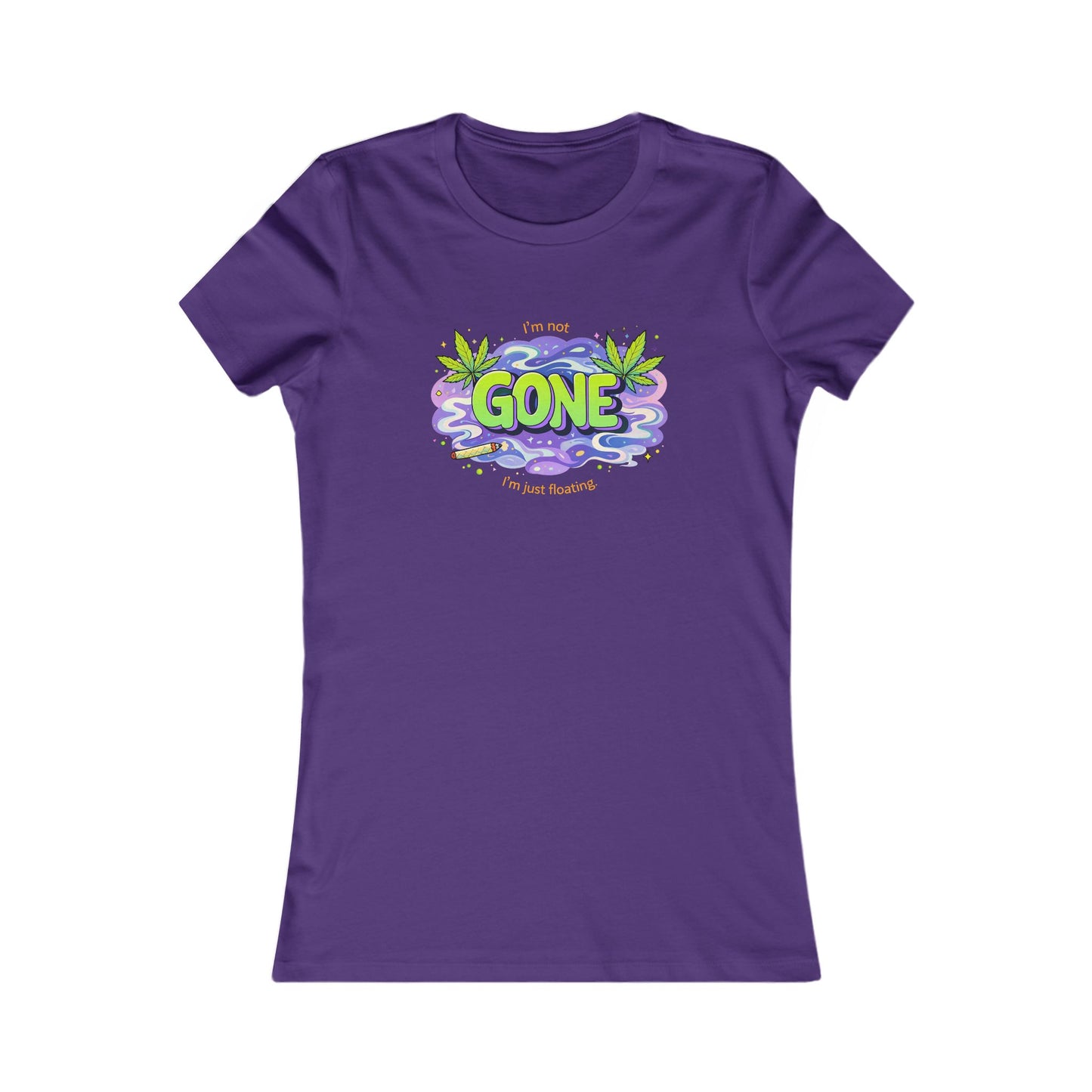 Women's 'Gone' Graphic Tee — Relaxed Vibes Floral Design