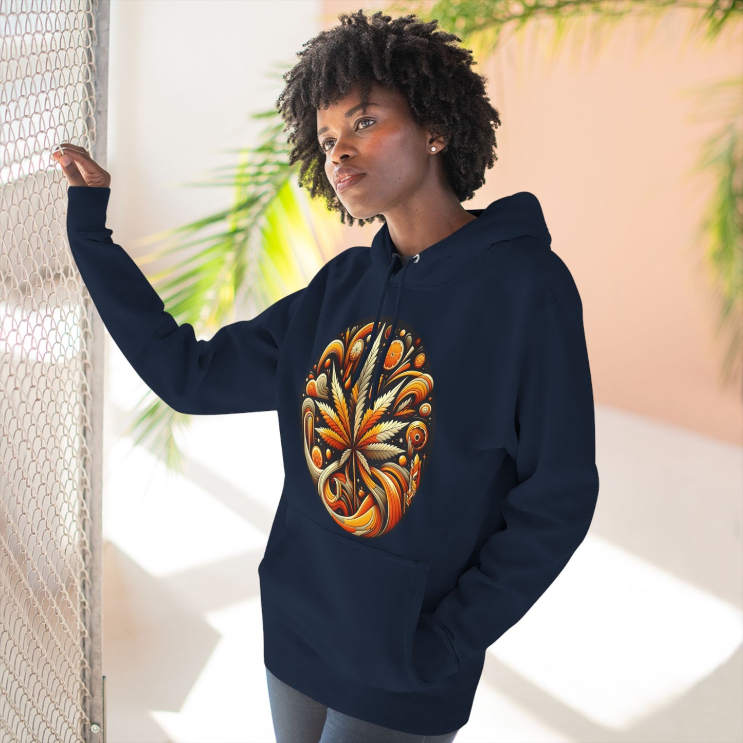 Orange Creamsicle Pullover Hoodie