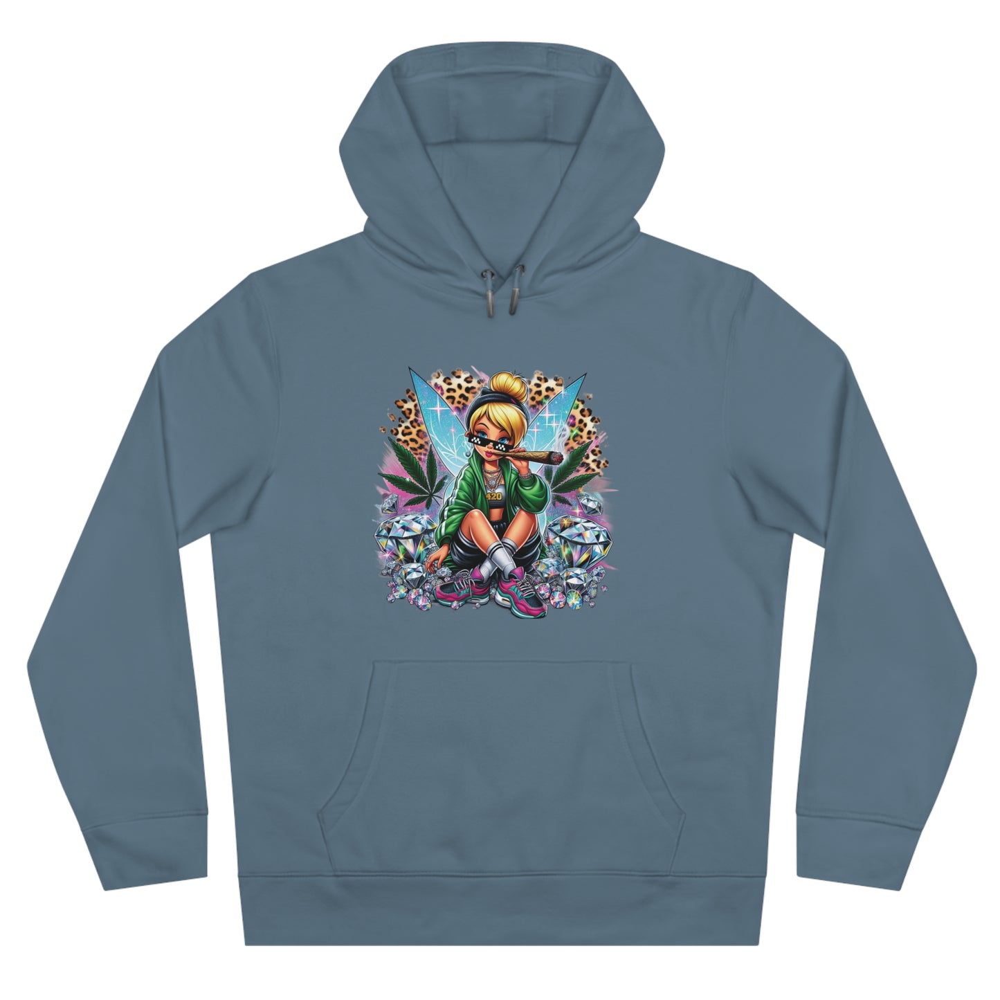 King Graphic Hoodie — Streetwear Fairy Girl Design
