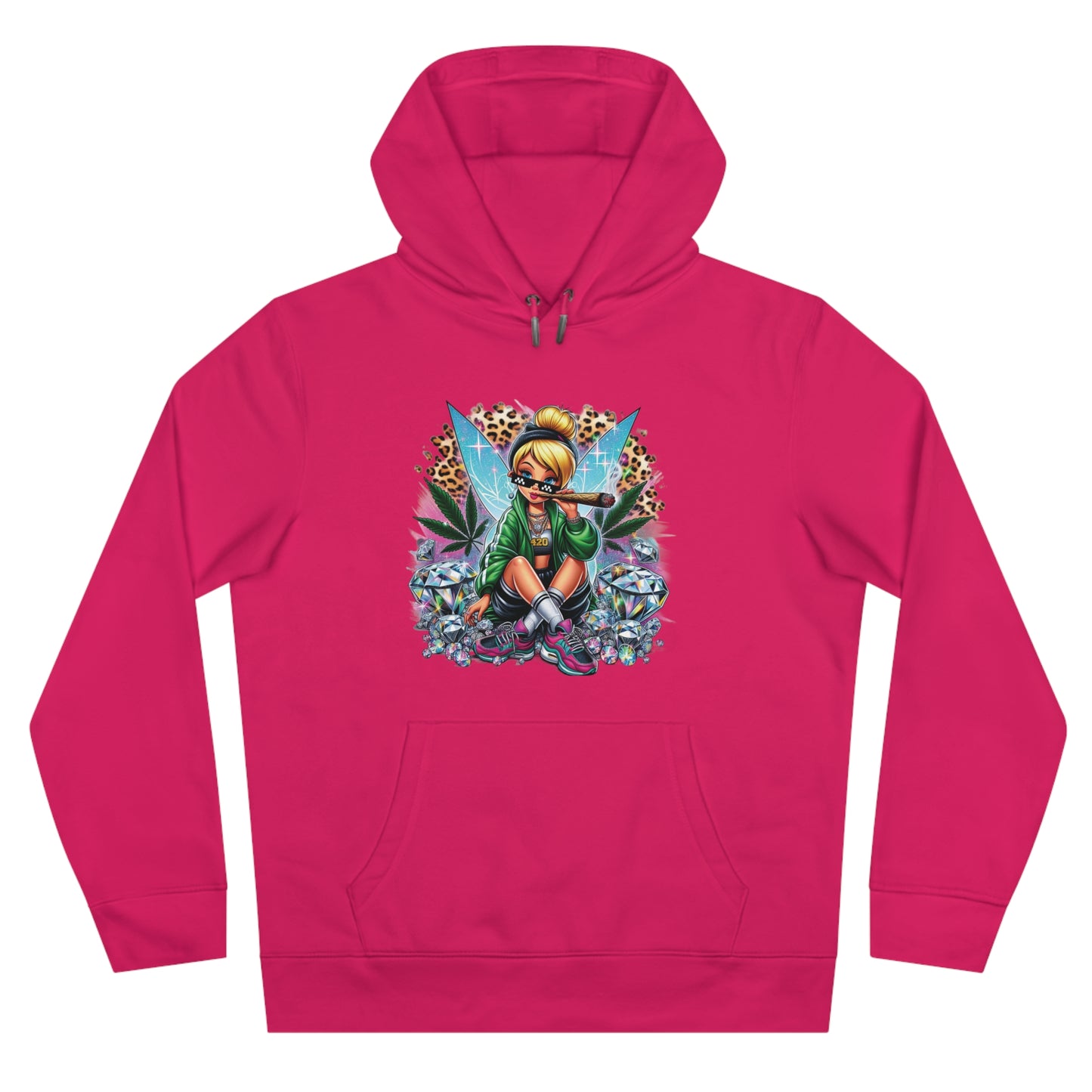 King Graphic Hoodie — Streetwear Fairy Girl Design