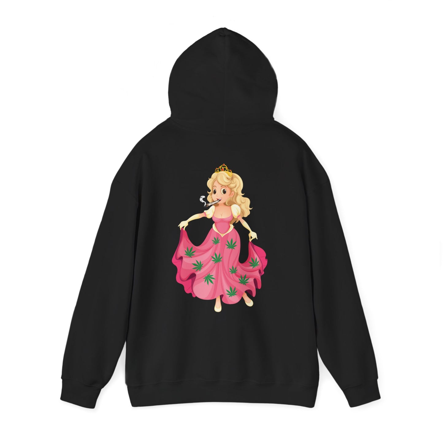 Unisex Heavy Blend Hooded Sweatshirt Princess Pink Design, Puff Princess, Gift for Her