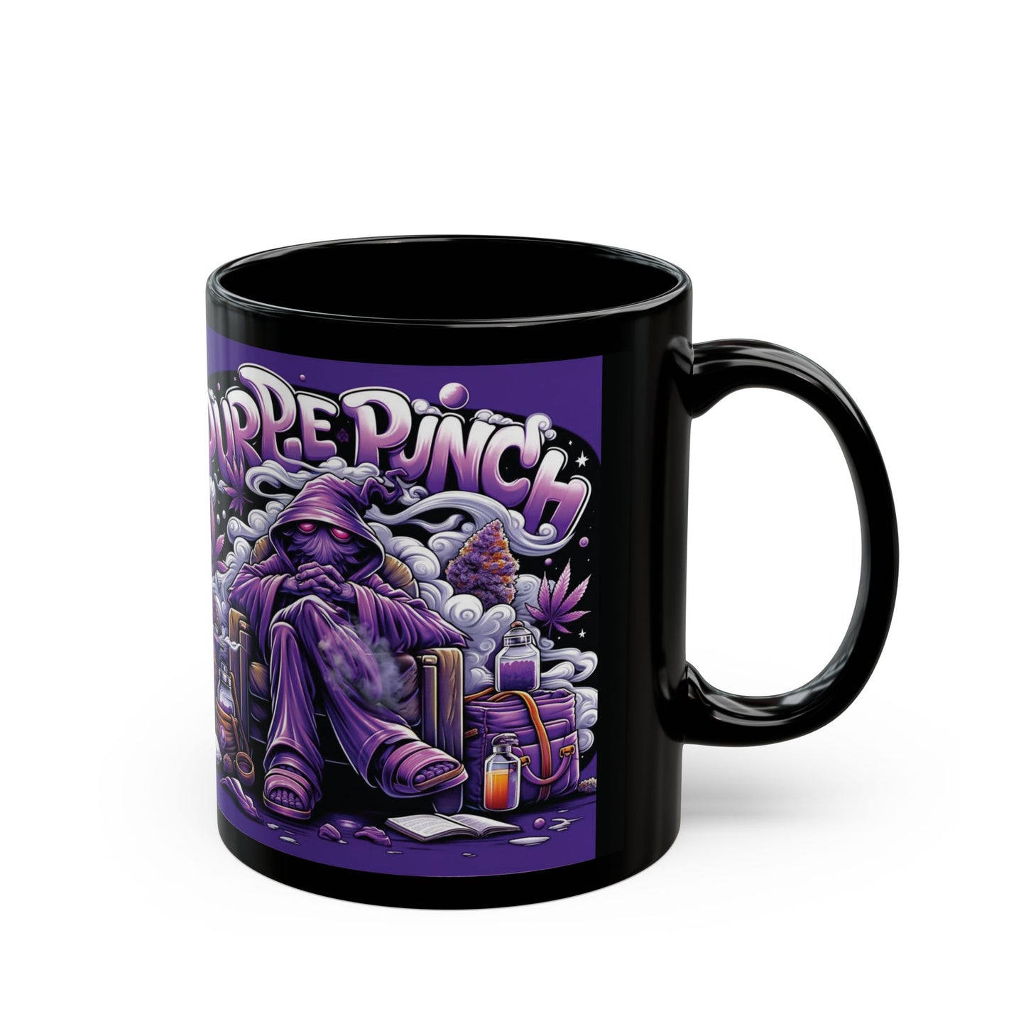 Purple Punch Black Mug (11oz)