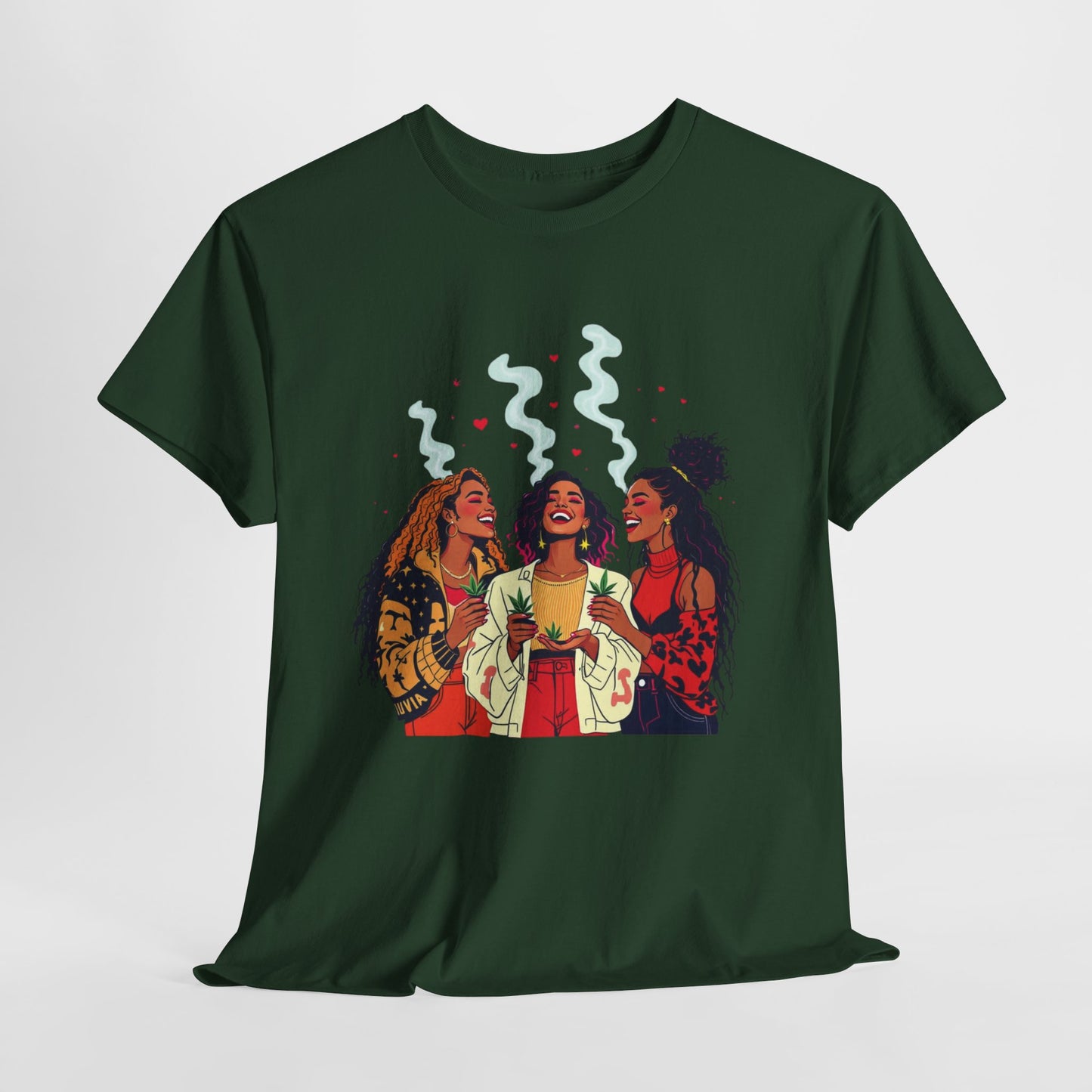 Sisterhood Vibes T-Shirt — Joyful Diverse Women Graphic Tee