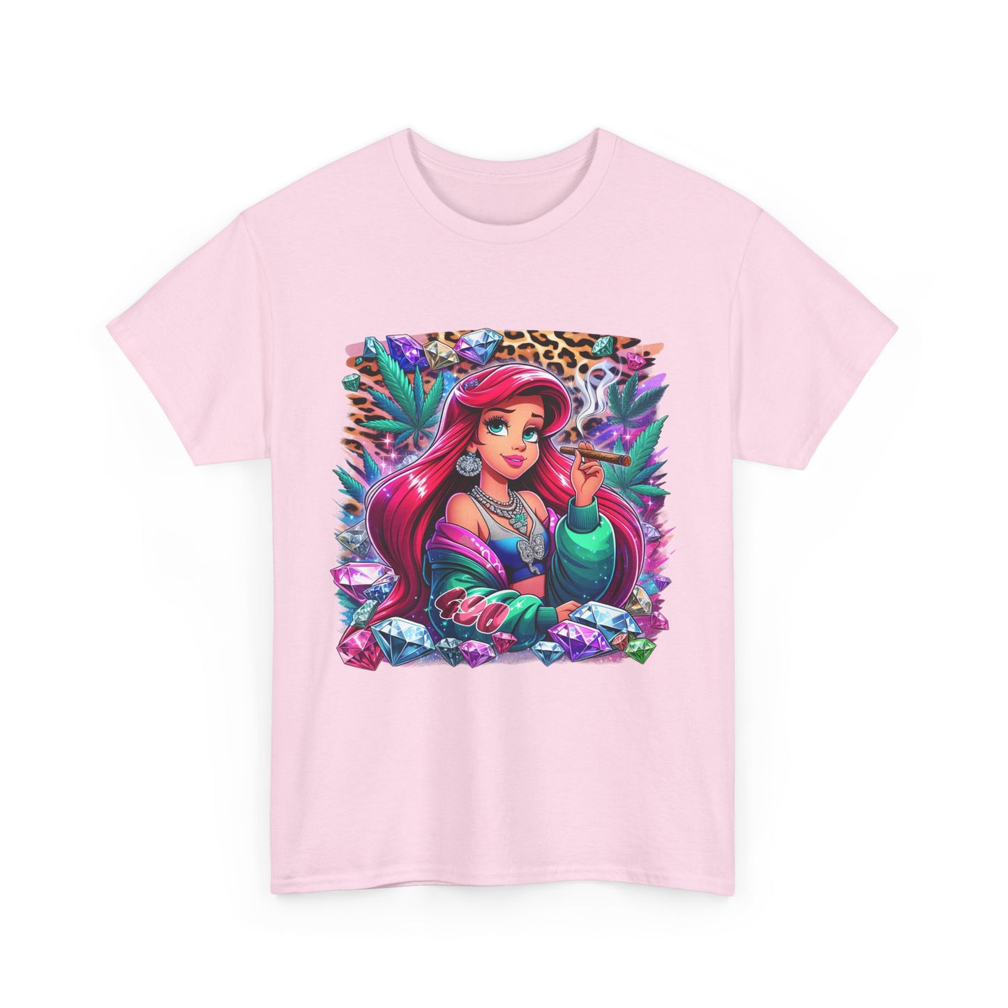 Ariel Retro Pop Art Tee — Colorful Mermaid Graphic T-Shirt