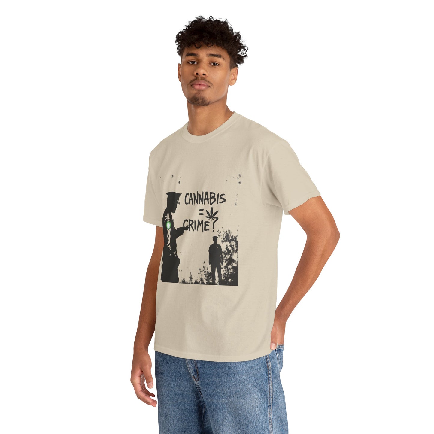 Weed = Crime? Graphic Tee — Protest/Streetwear Shirt