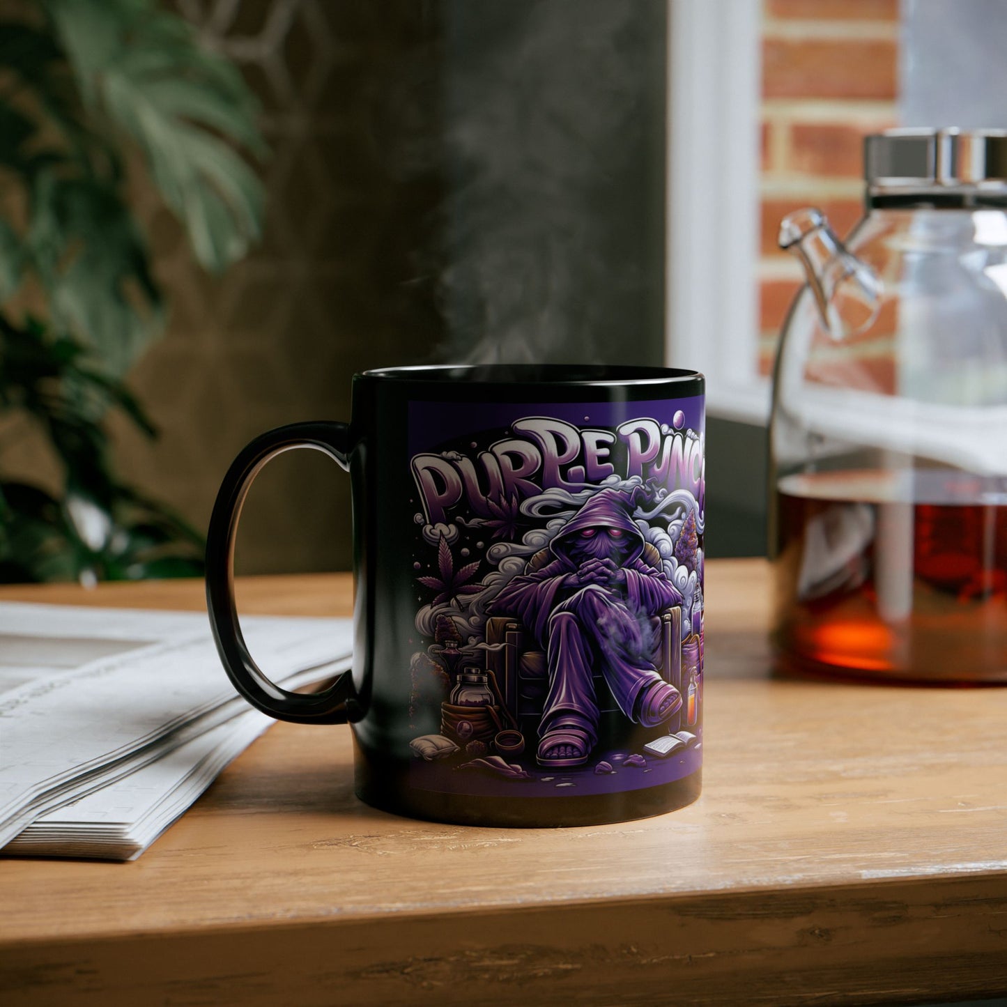Purple Punch Black Mug (11oz)