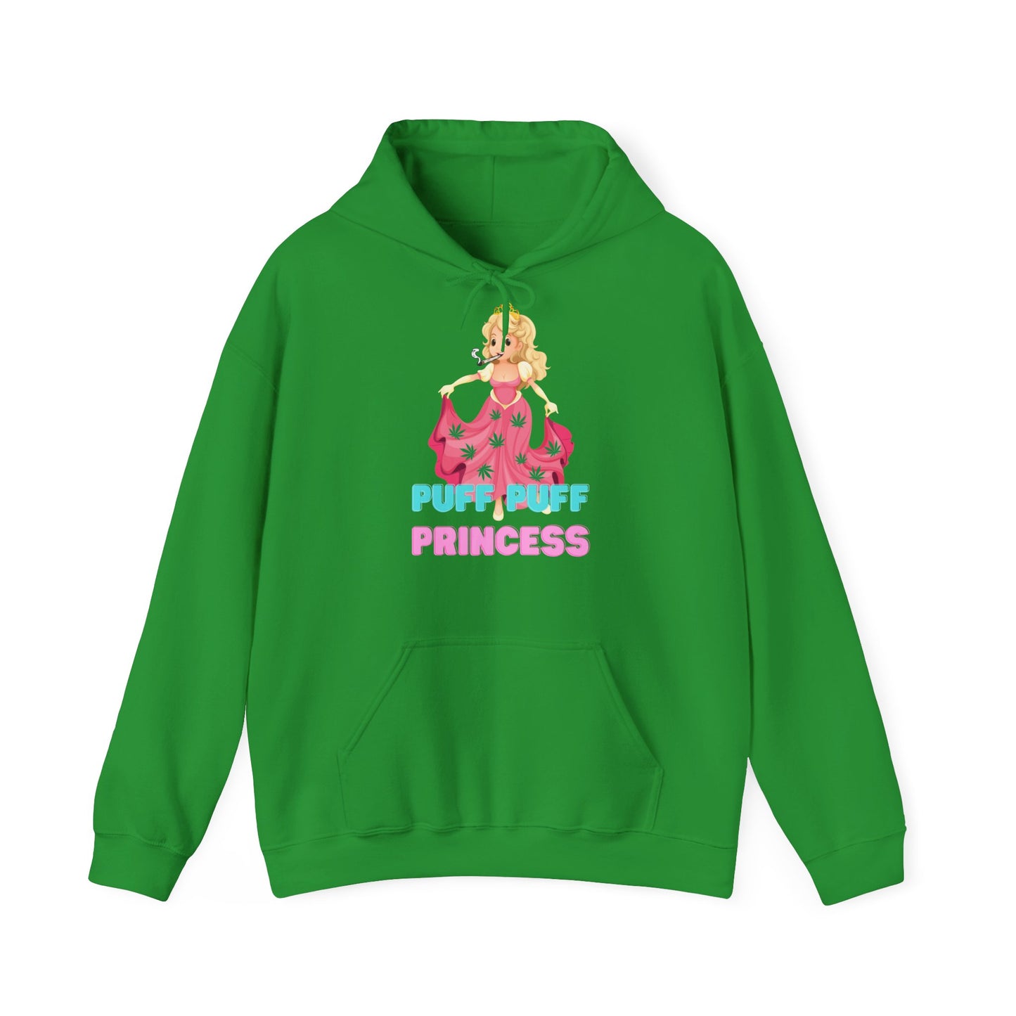 Unisex Heavy Blend Hooded Sweatshirt Princess Pink Design, Puff Princess, Gift for Her