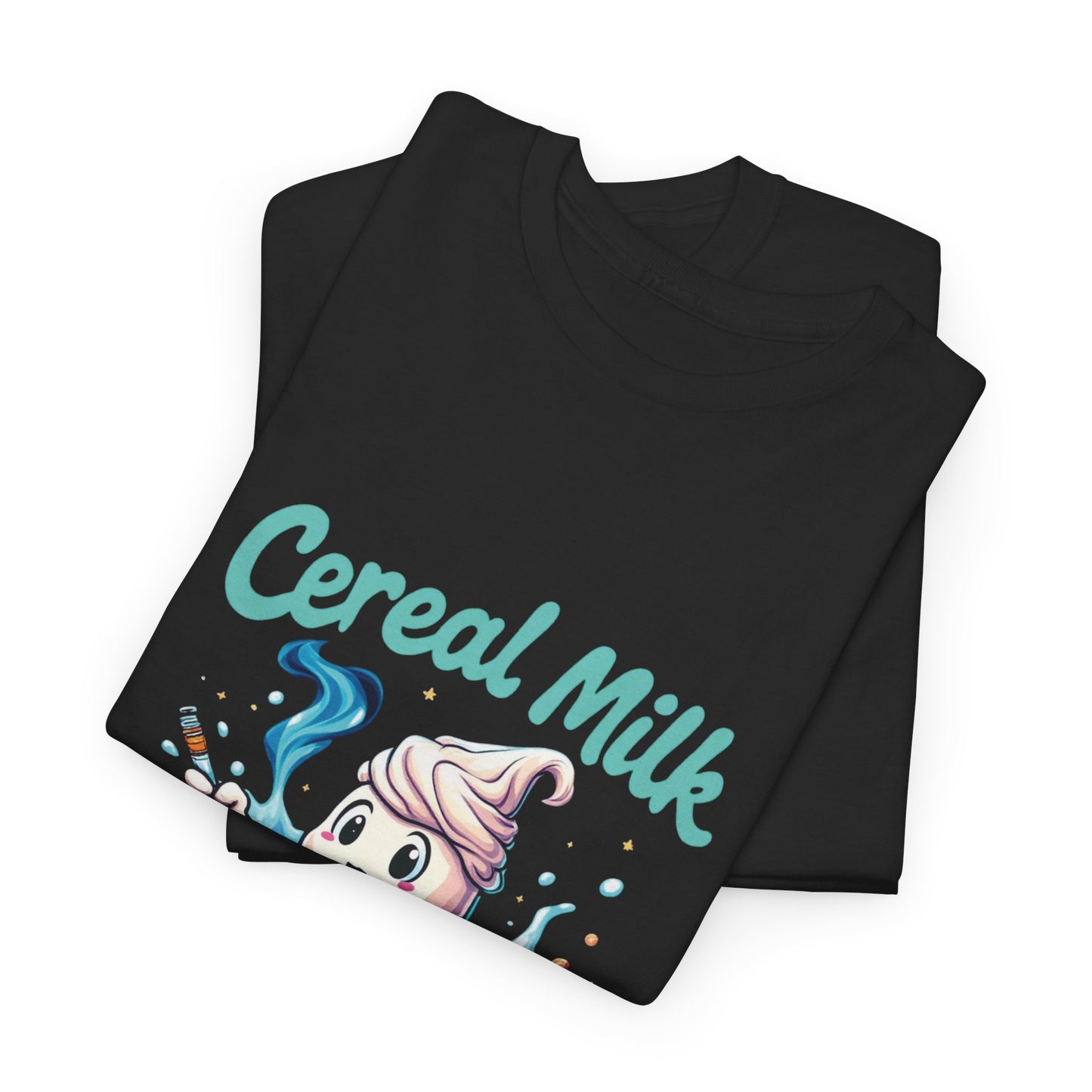 Cereal Milk Tee — Cute Cereal Mascot Graphic Shirt