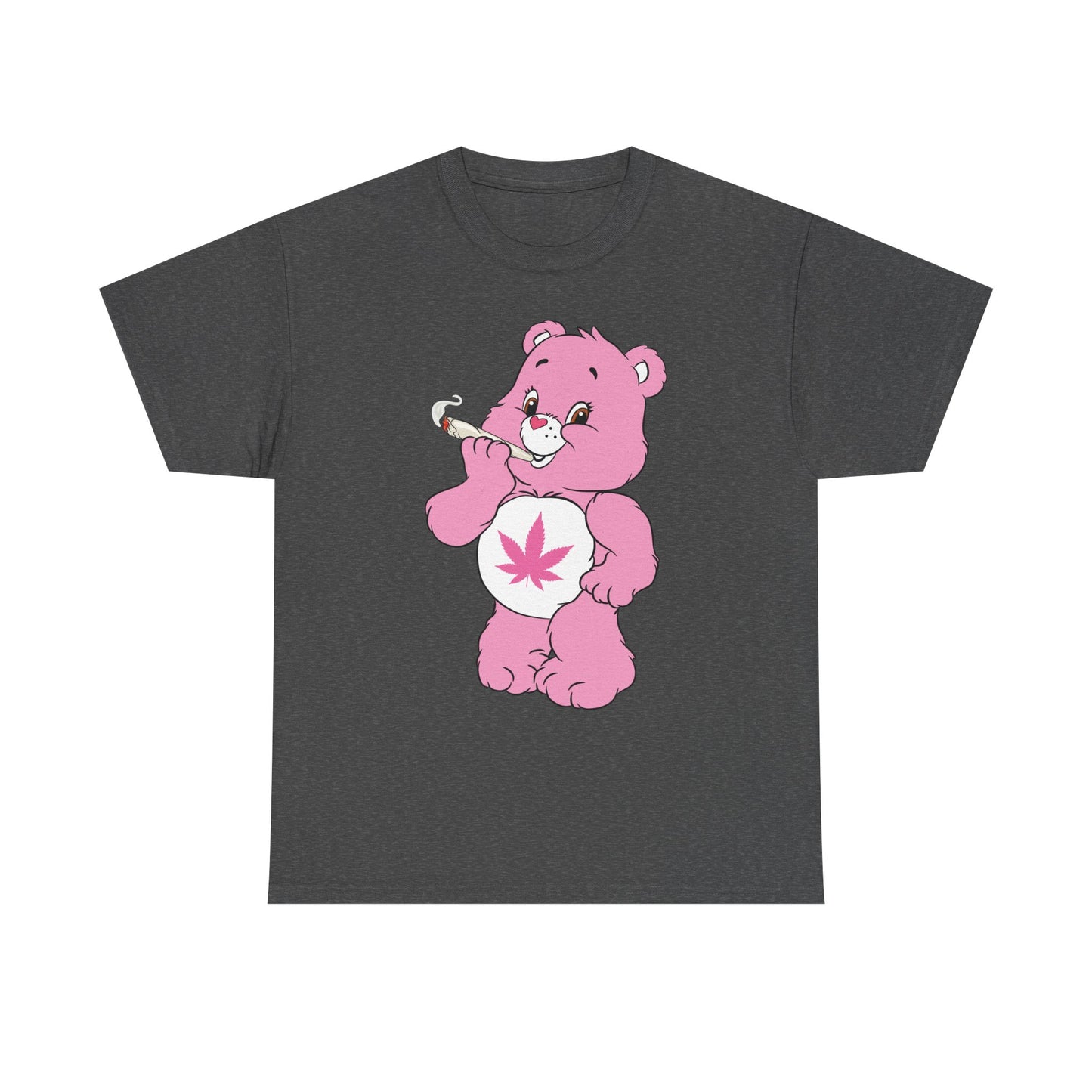 Pink 420 Bear T‑Shirt — Cute Stoner Graphic Tee