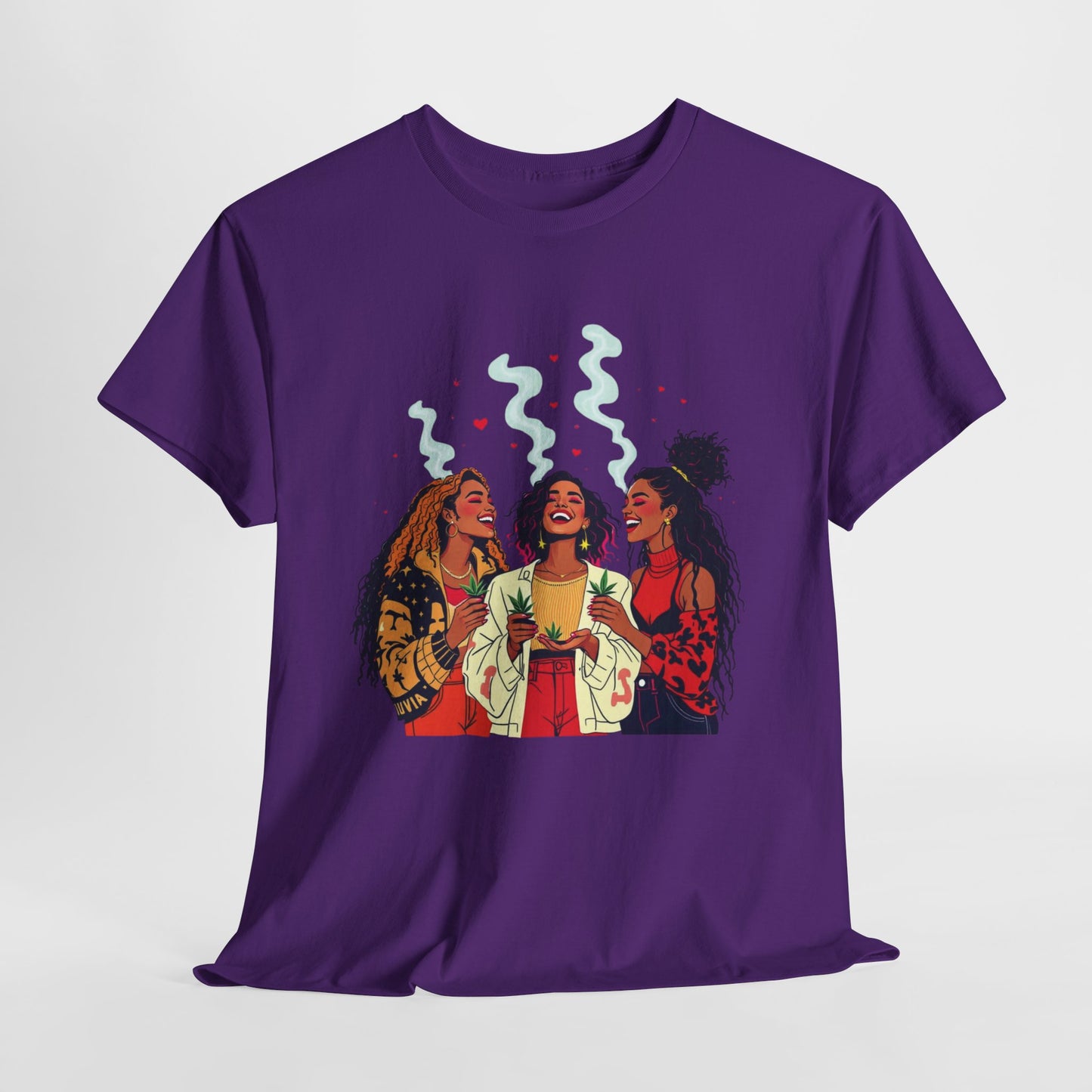 Sisterhood Vibes T-Shirt — Joyful Diverse Women Graphic Tee