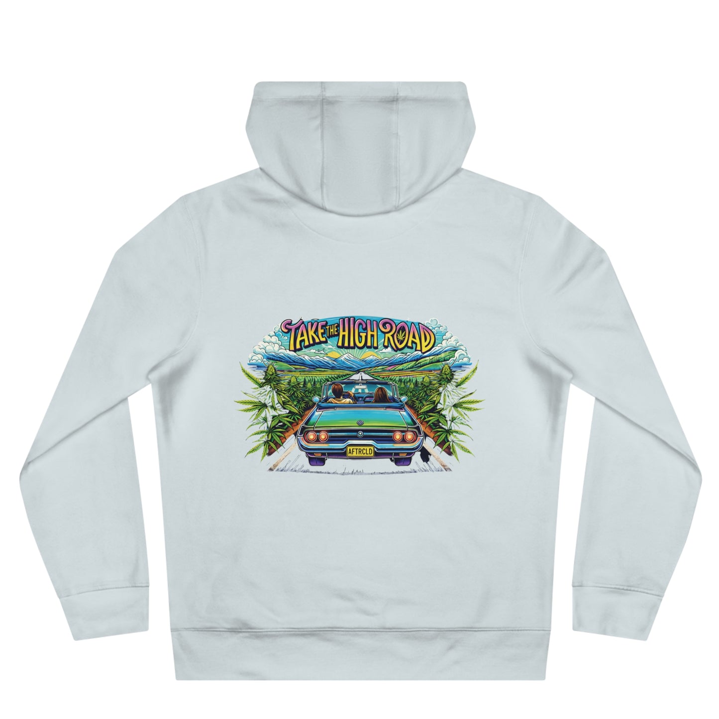 Green Heart Hoodie — 'Take the High Road' Green Heart Leaf Hoodie