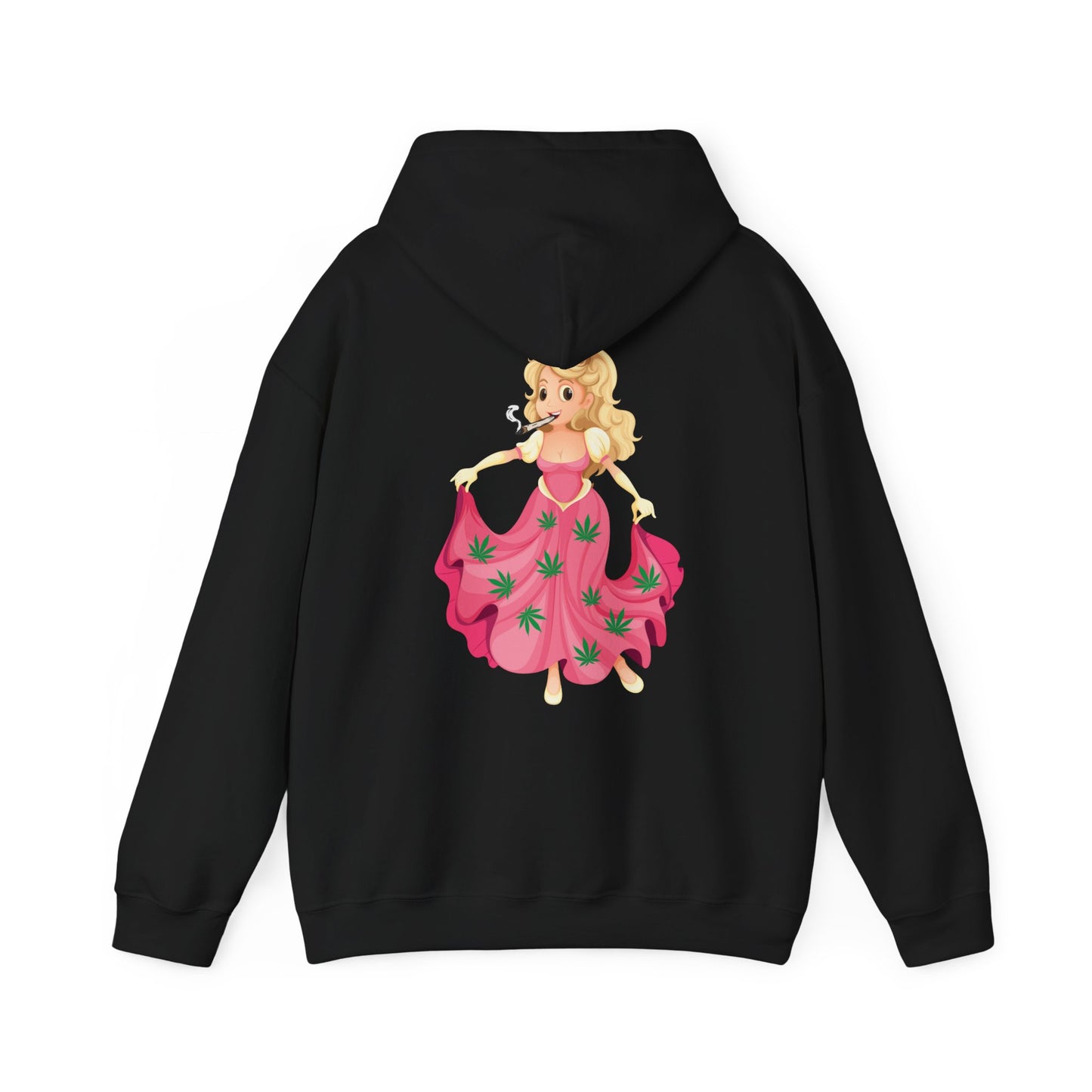 Unisex Heavy Blend Hooded Sweatshirt Princess Pink Design, Puff Princess, Gift for Her
