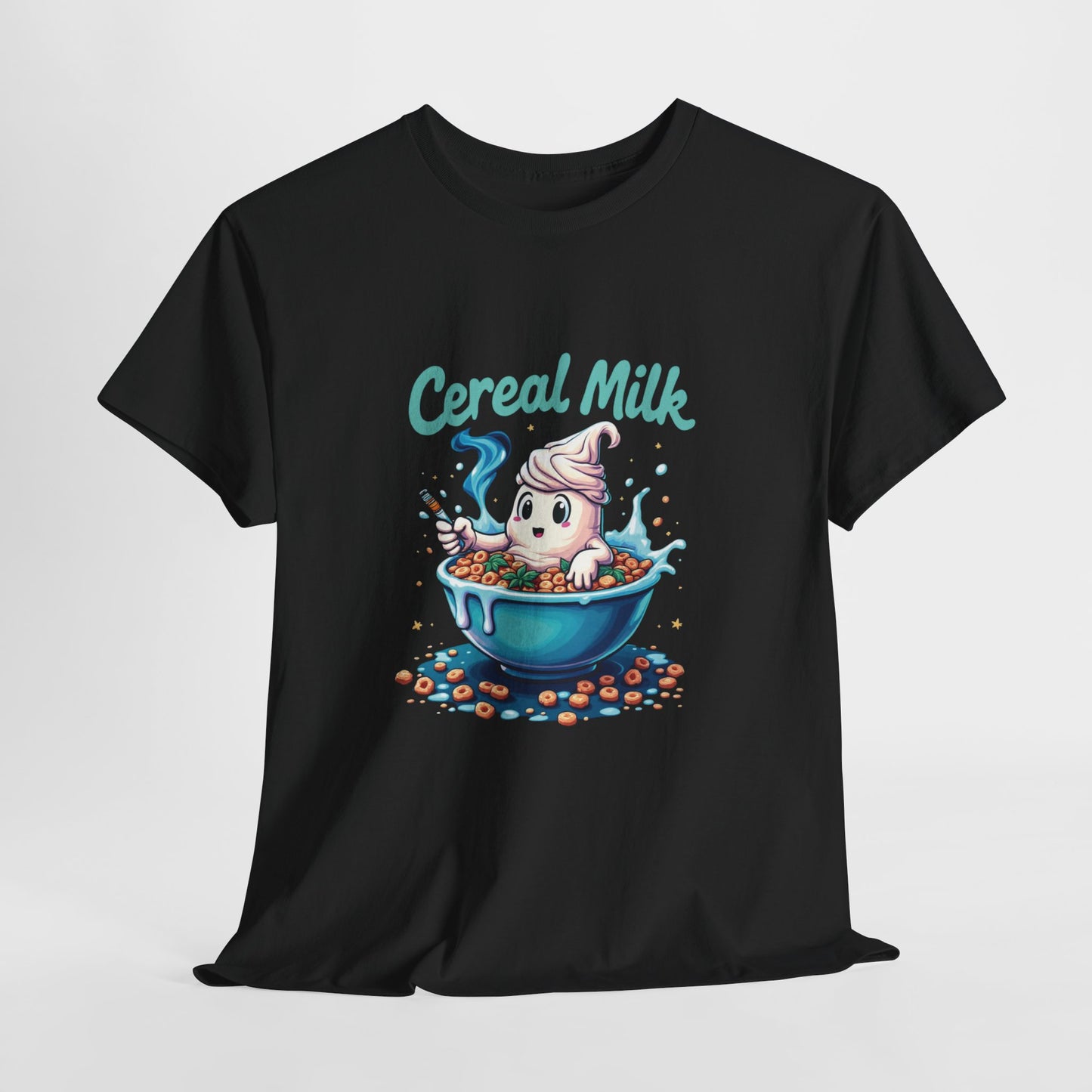 Cereal Milk Tee — Cute Cereal Mascot Graphic Shirt