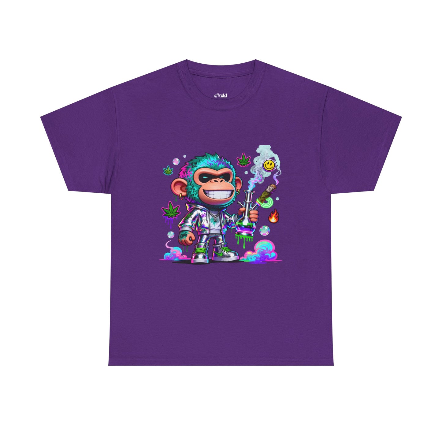 Monkey Astronaut Tee — Colorful Space Ape Graphic T‑Shirt