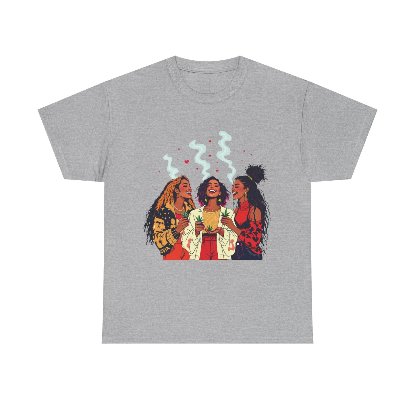 Sisterhood Vibes T-Shirt — Joyful Diverse Women Graphic Tee