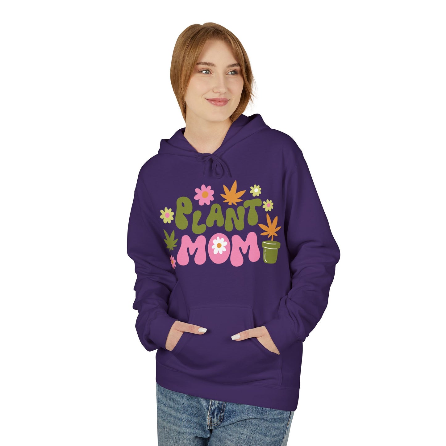 Plant Mom Hoodie — 'Bless the Blunt' Cozy Graphic Pullover