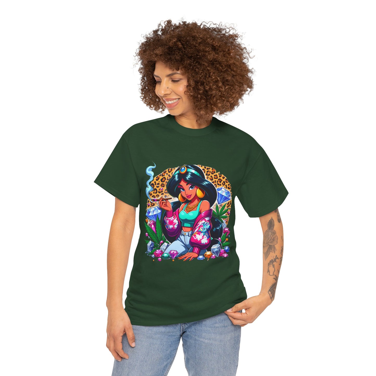 Weed Princess CartoonT-Shirt