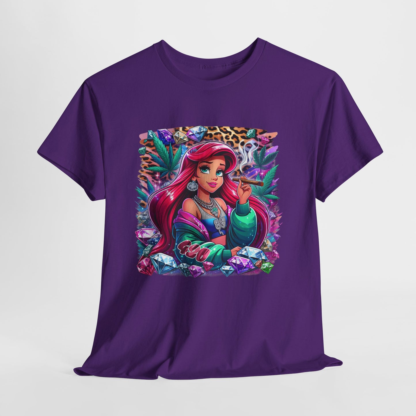 Ariel Retro Pop Art Tee — Colorful Mermaid Graphic T-Shirt