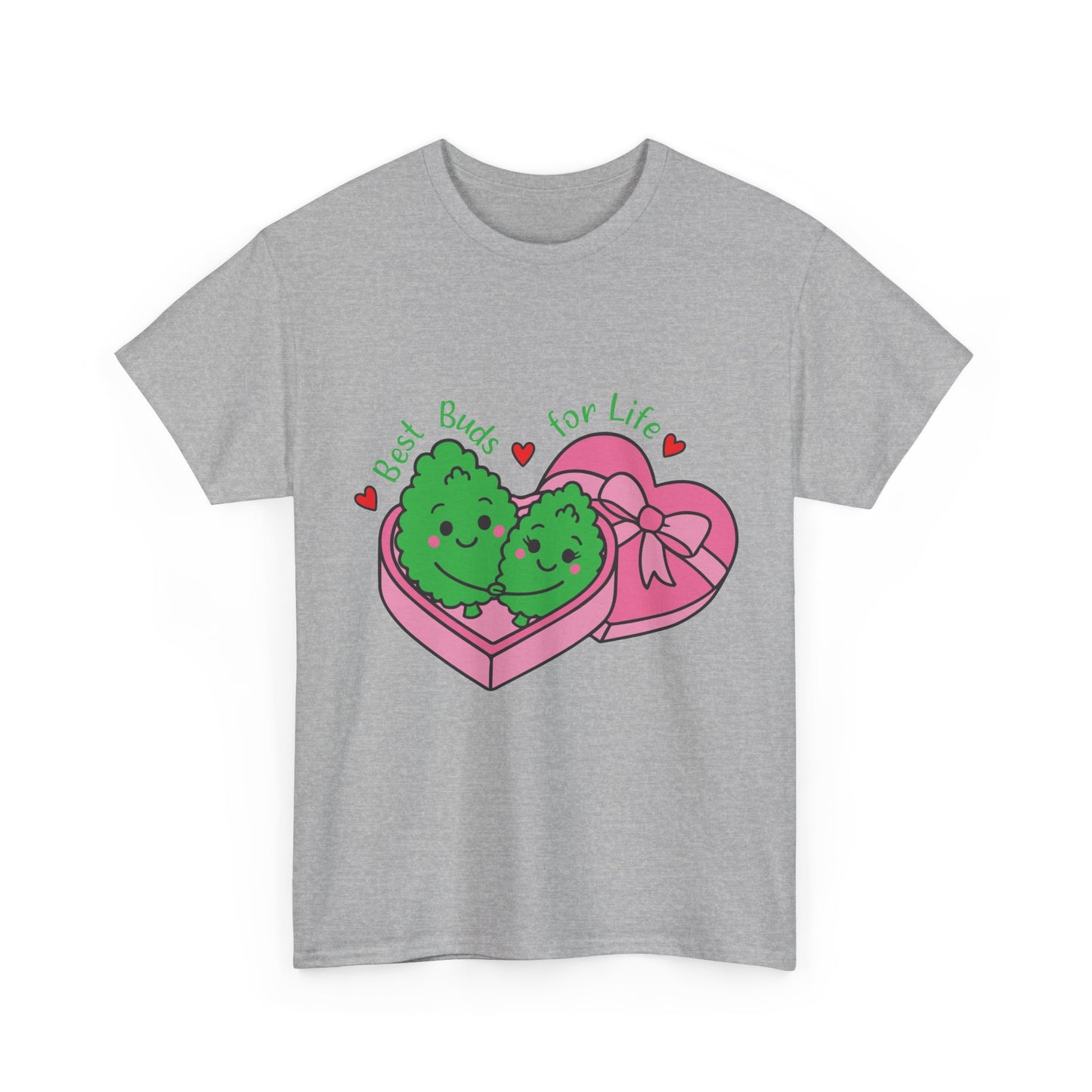 Friendship Heart Tee — “Best Buds for Life” Cute Plant Friends Valentine T‑Shirt
