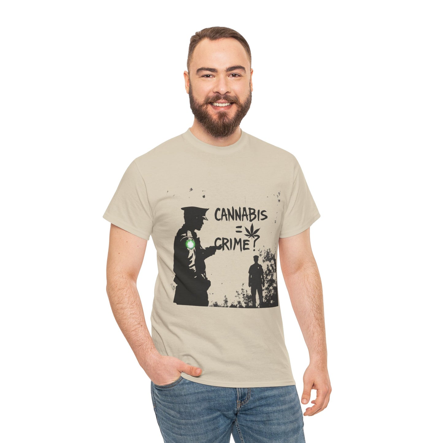 Weed = Crime? Graphic Tee — Protest/Streetwear Shirt