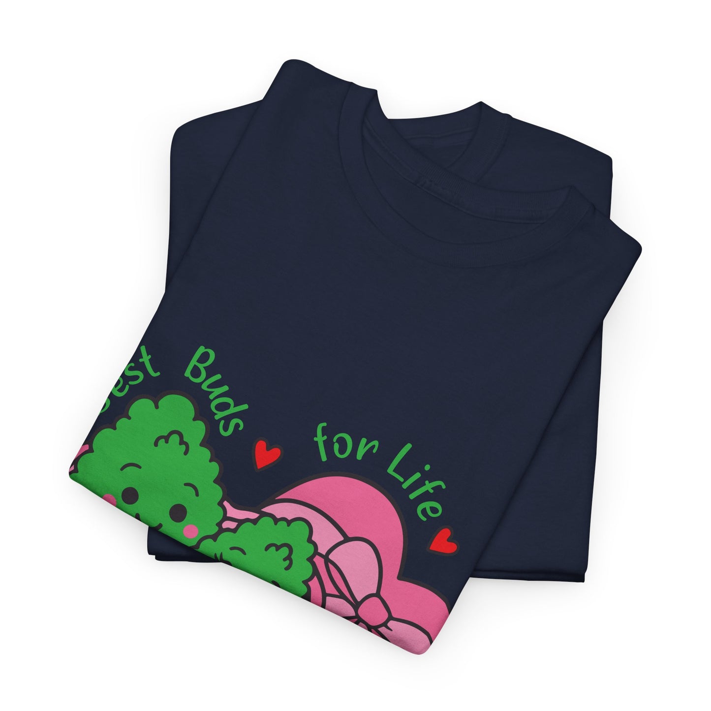 Friendship Heart Tee — “Best Buds for Life” Cute Plant Friends Valentine T‑Shirt