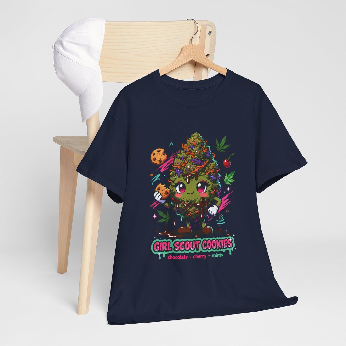Girl Scout Cookies 420 Tee — Cute Bud Character Graphic T-Shirt