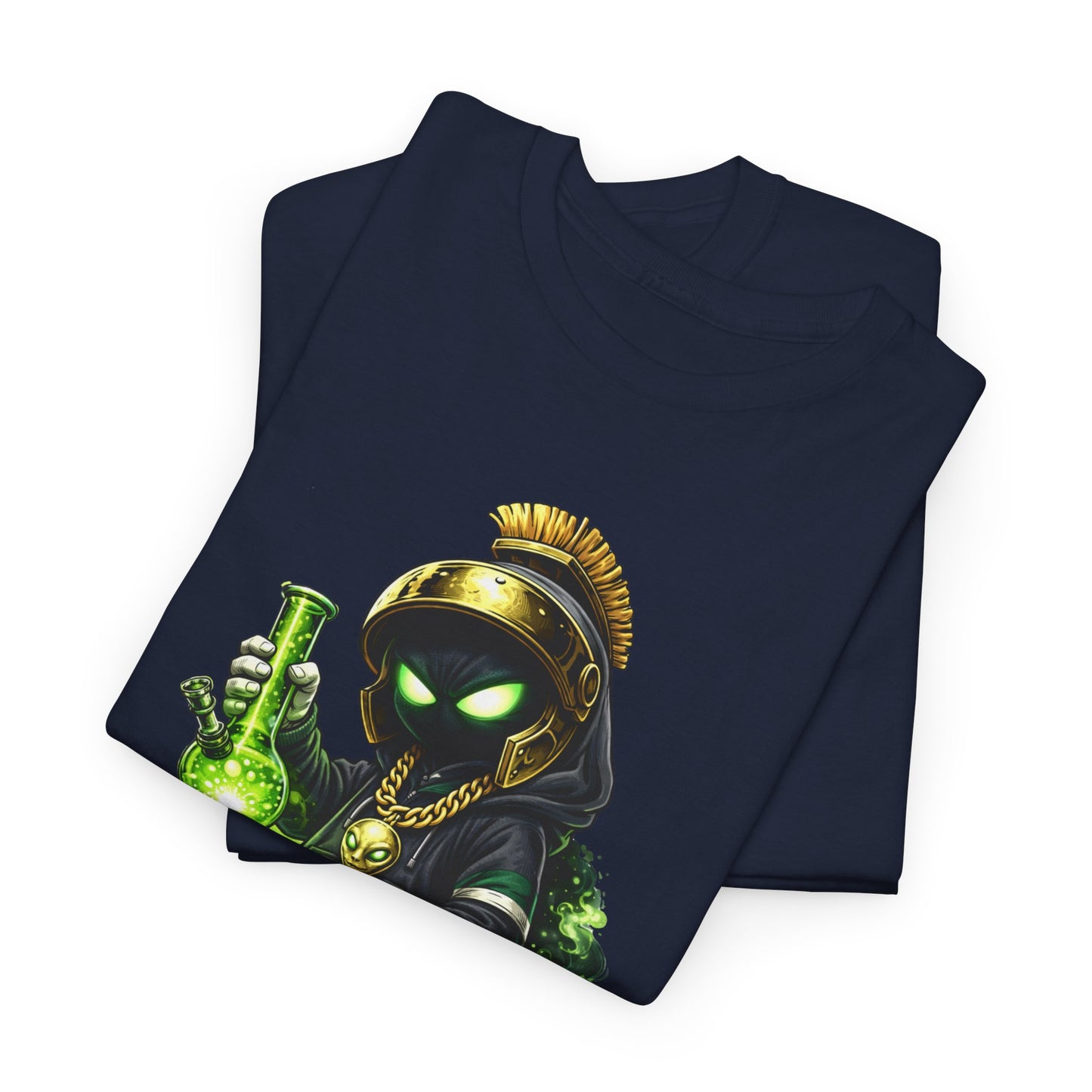 Rogue Alchemist Tee — Urban Streetwear Graphic T-Shirt with Green Potion Character