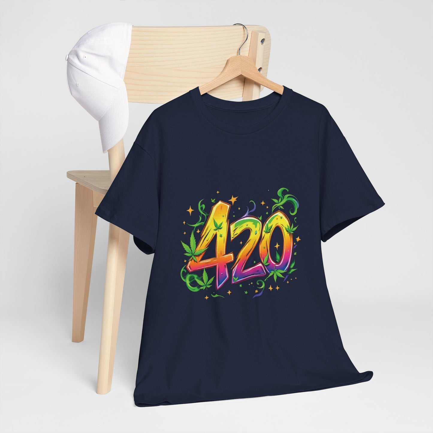 420 Colorful Tee — Psychedelic Stoner Graphic T-Shirt for 4/20 Celebrations