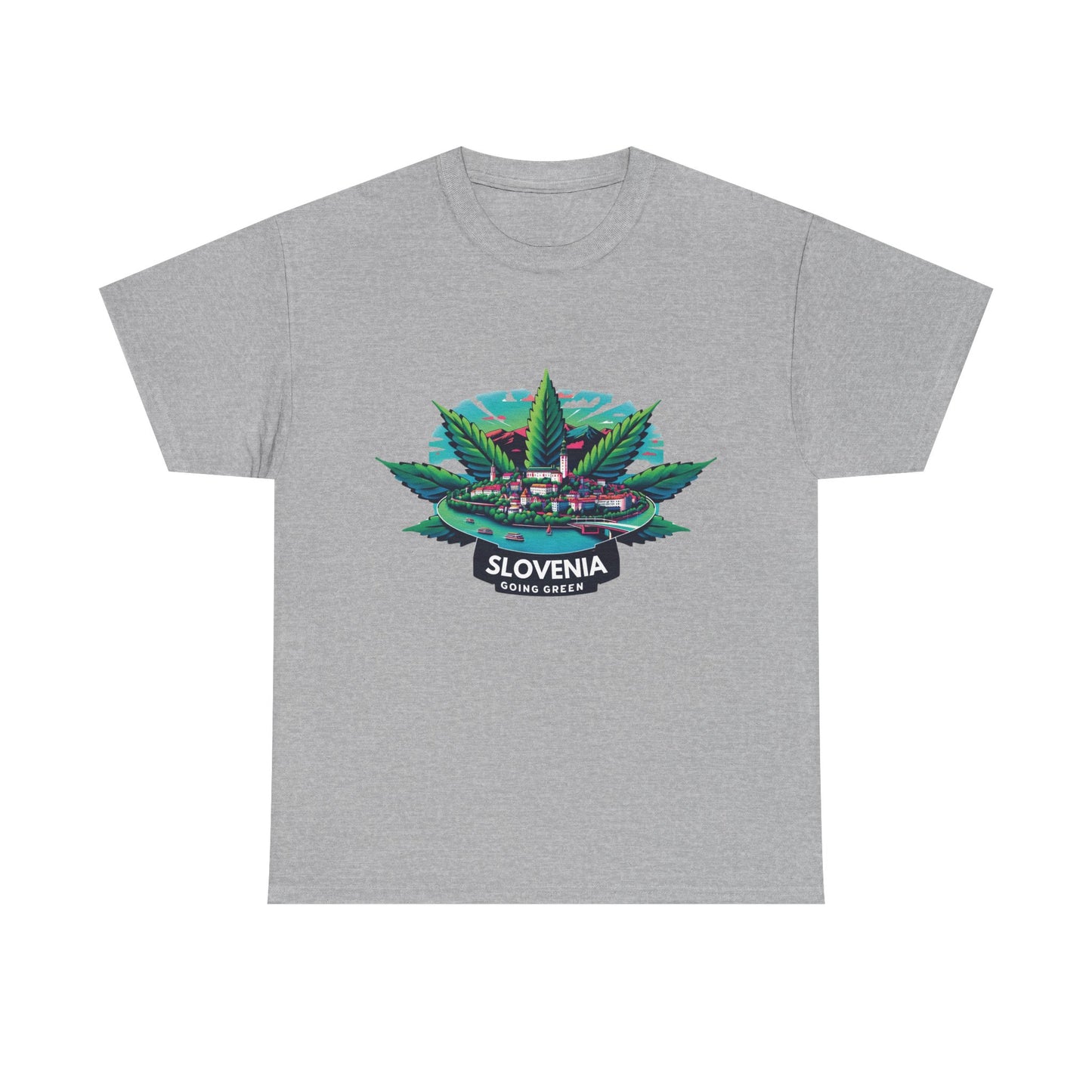 Slovenia is Going Green Heavy Cotton Tee