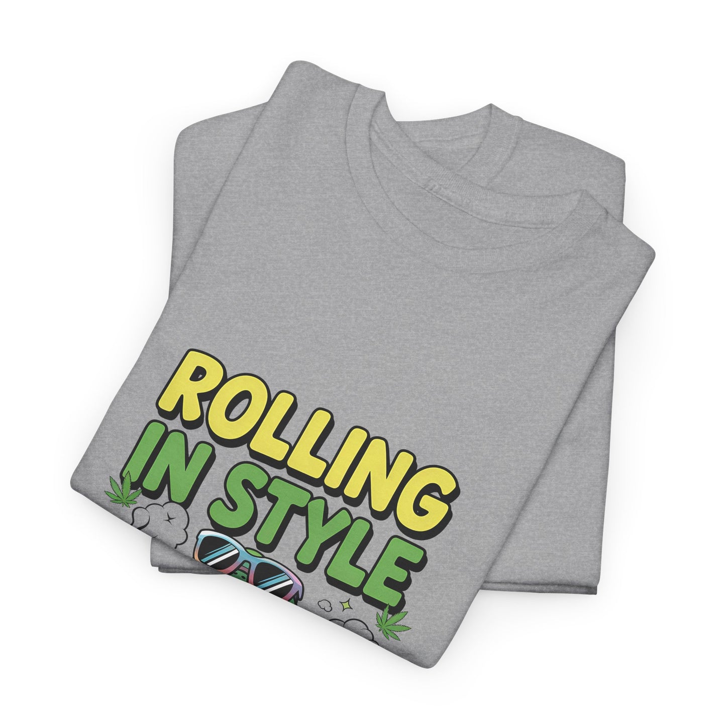 Rolling in Style Turtle T-Shirt — Cute Cartoon Turtle Graphic Tee