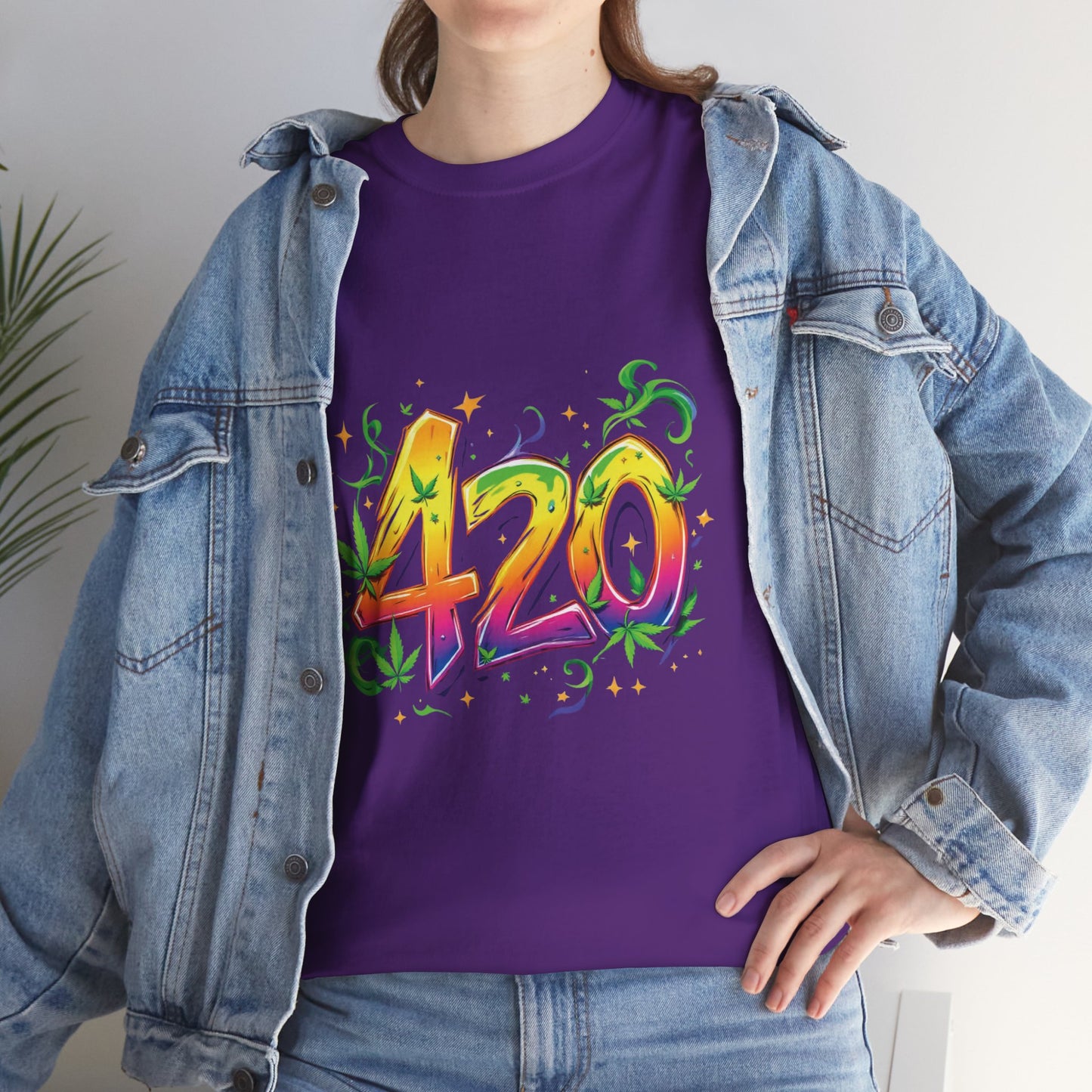 420 Colorful Tee — Psychedelic Stoner Graphic T-Shirt for 4/20 Celebrations