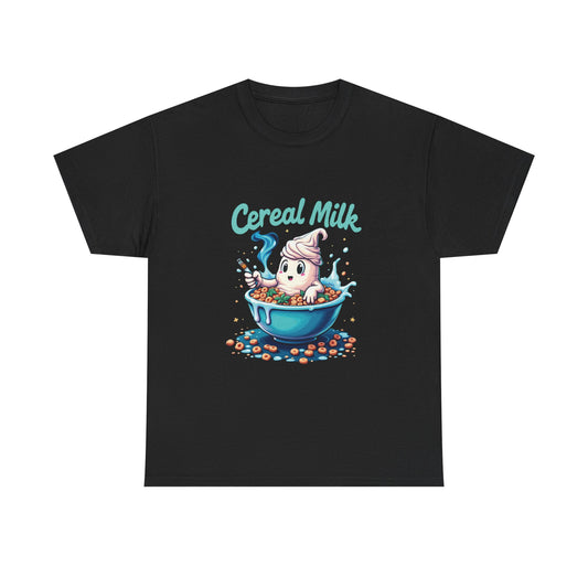 Cereal Milk Tee — Cute Cereal Mascot Graphic Shirt