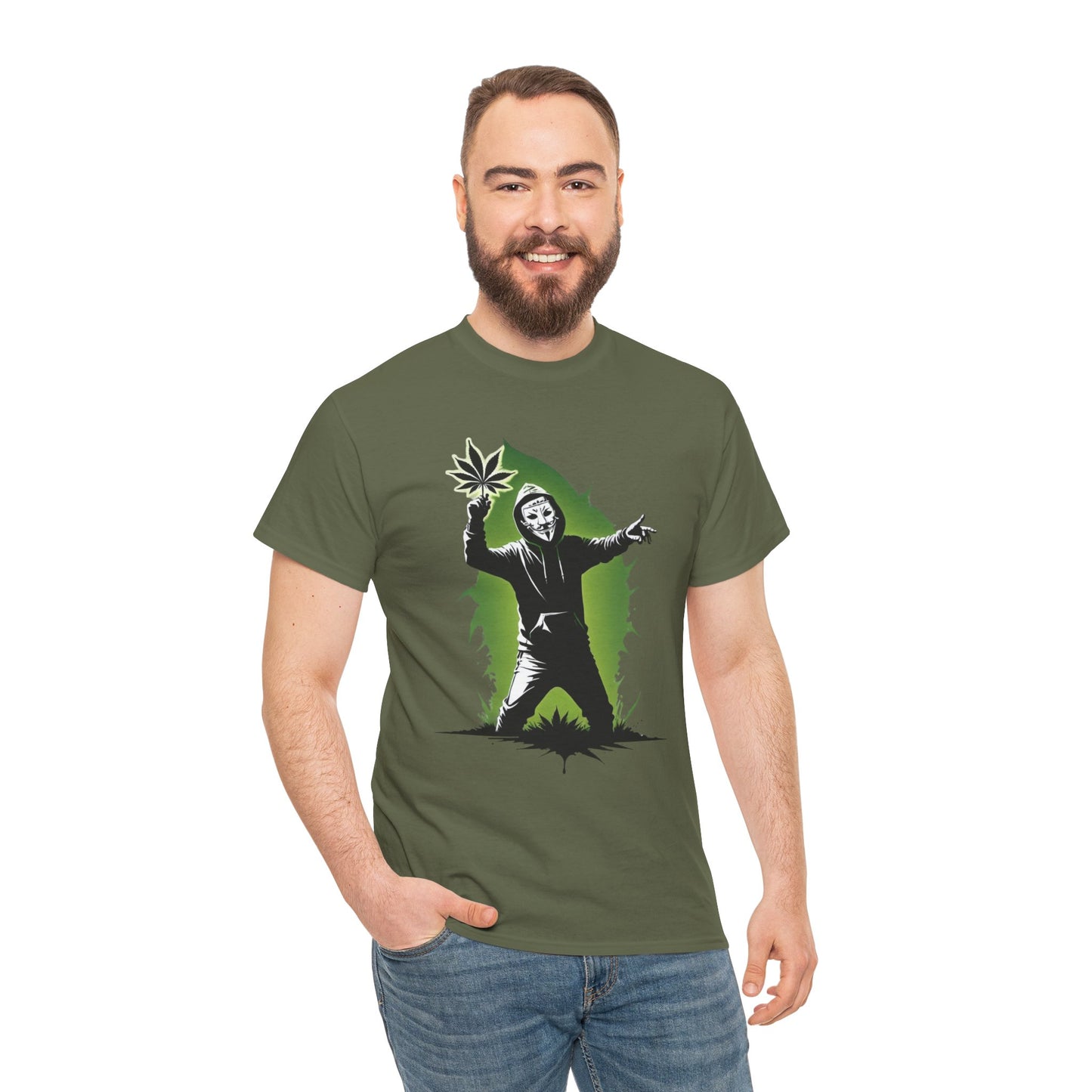 420 Graphic Tee — Green Stoner Horror T-Shirt