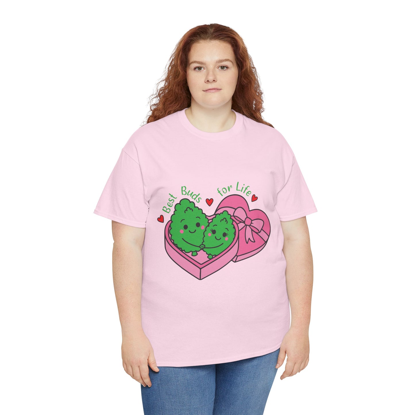 Friendship Heart Tee — “Best Buds for Life” Cute Plant Friends Valentine T‑Shirt