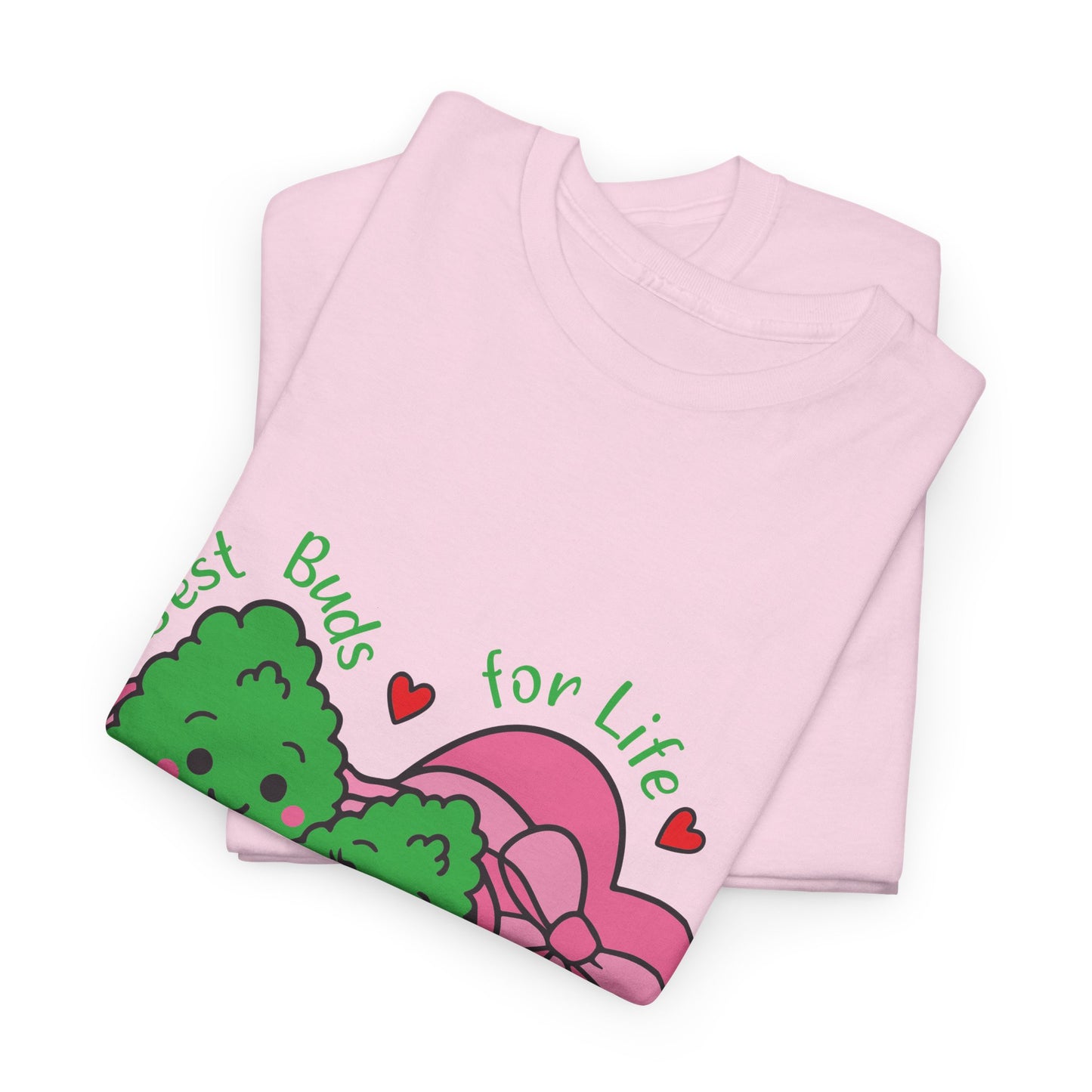Friendship Heart Tee — “Best Buds for Life” Cute Plant Friends Valentine T‑Shirt