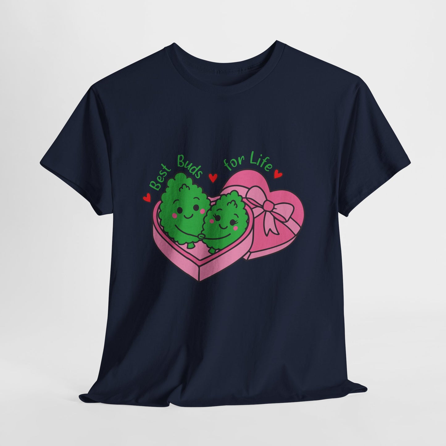 Friendship Heart Tee — “Best Buds for Life” Cute Plant Friends Valentine T‑Shirt