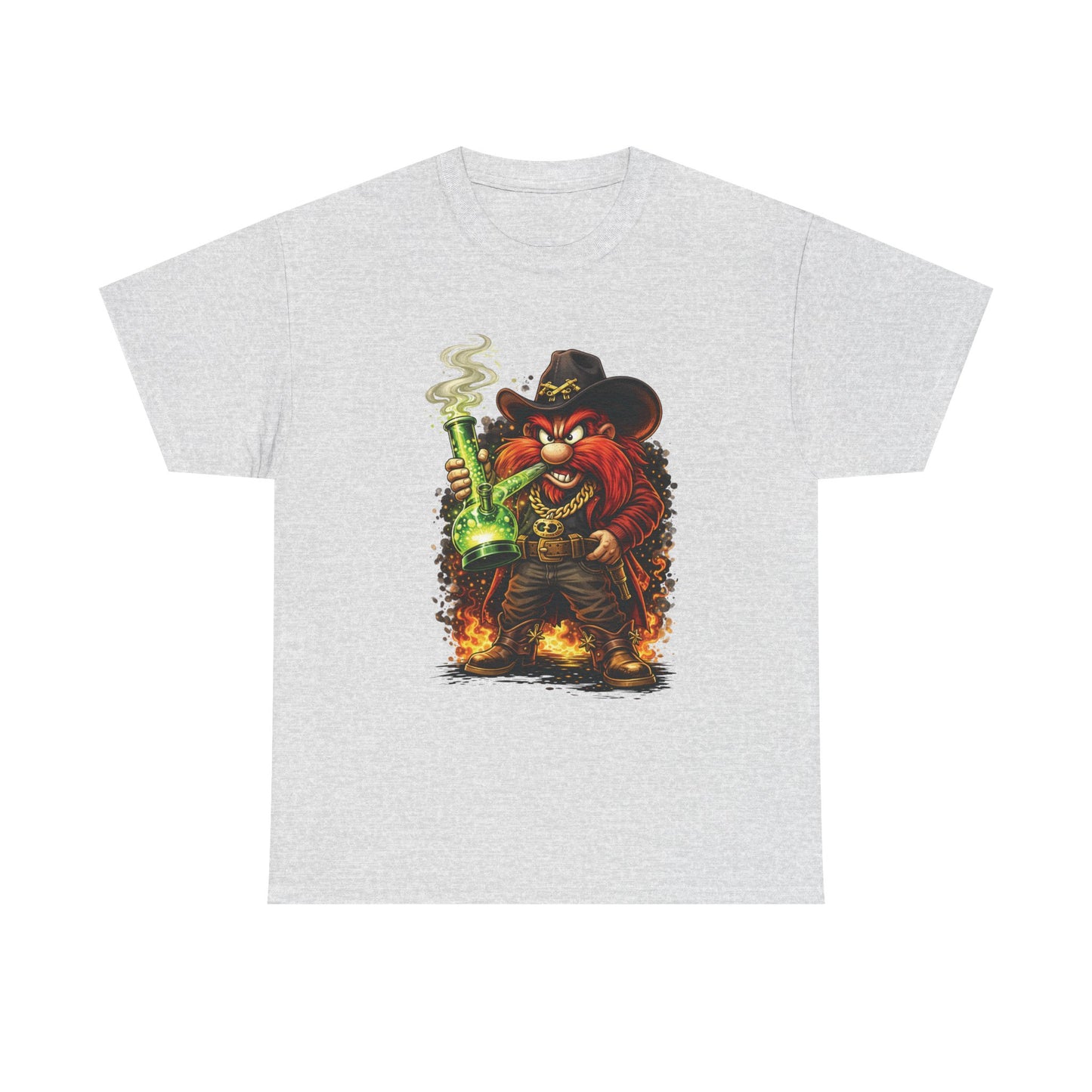 Viking Alchemist Graphic Tee — Fiery Dwarf with Potion