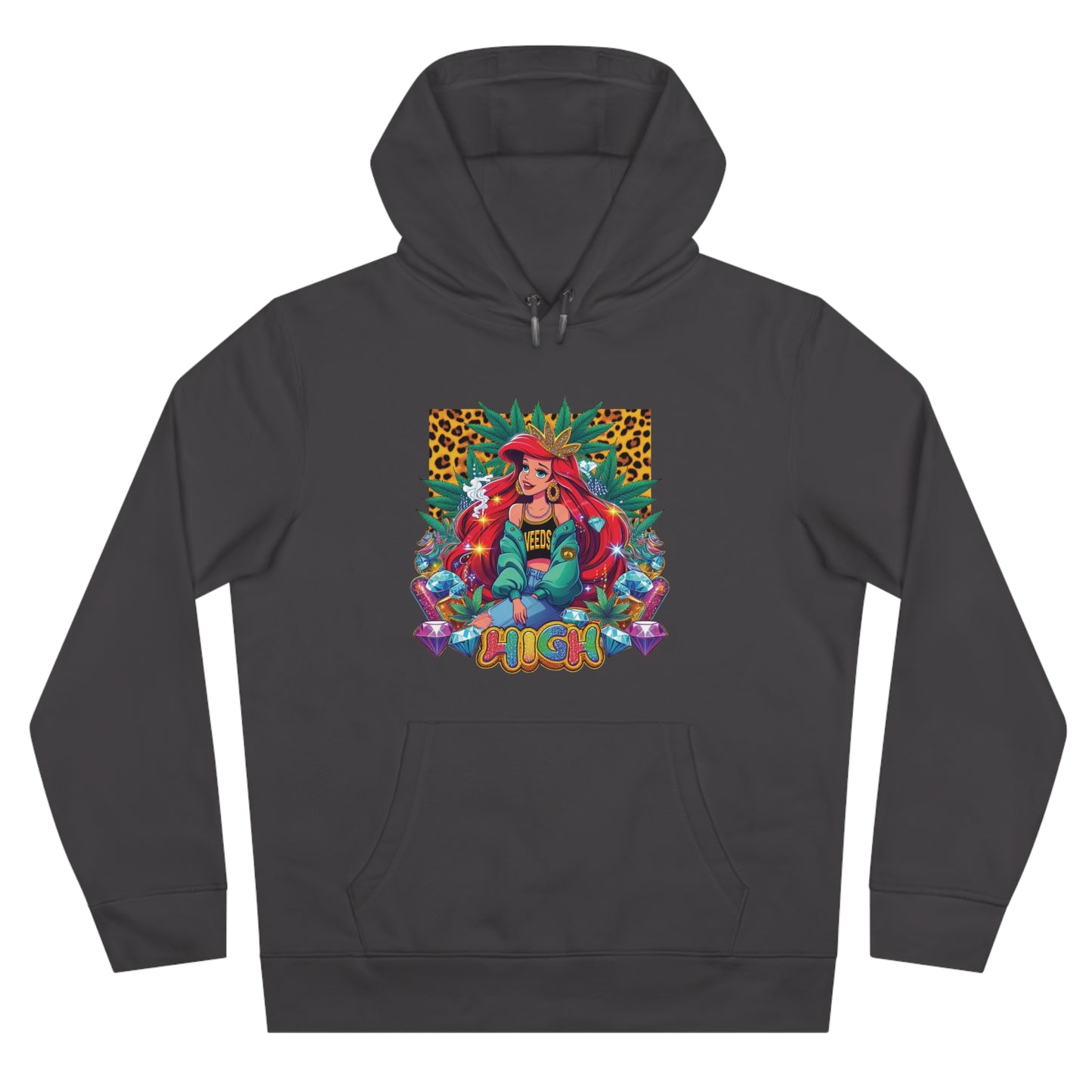 King Graphic Hoodie — 'Stoned and Boujee' Colorful Royal Queen Streetwear